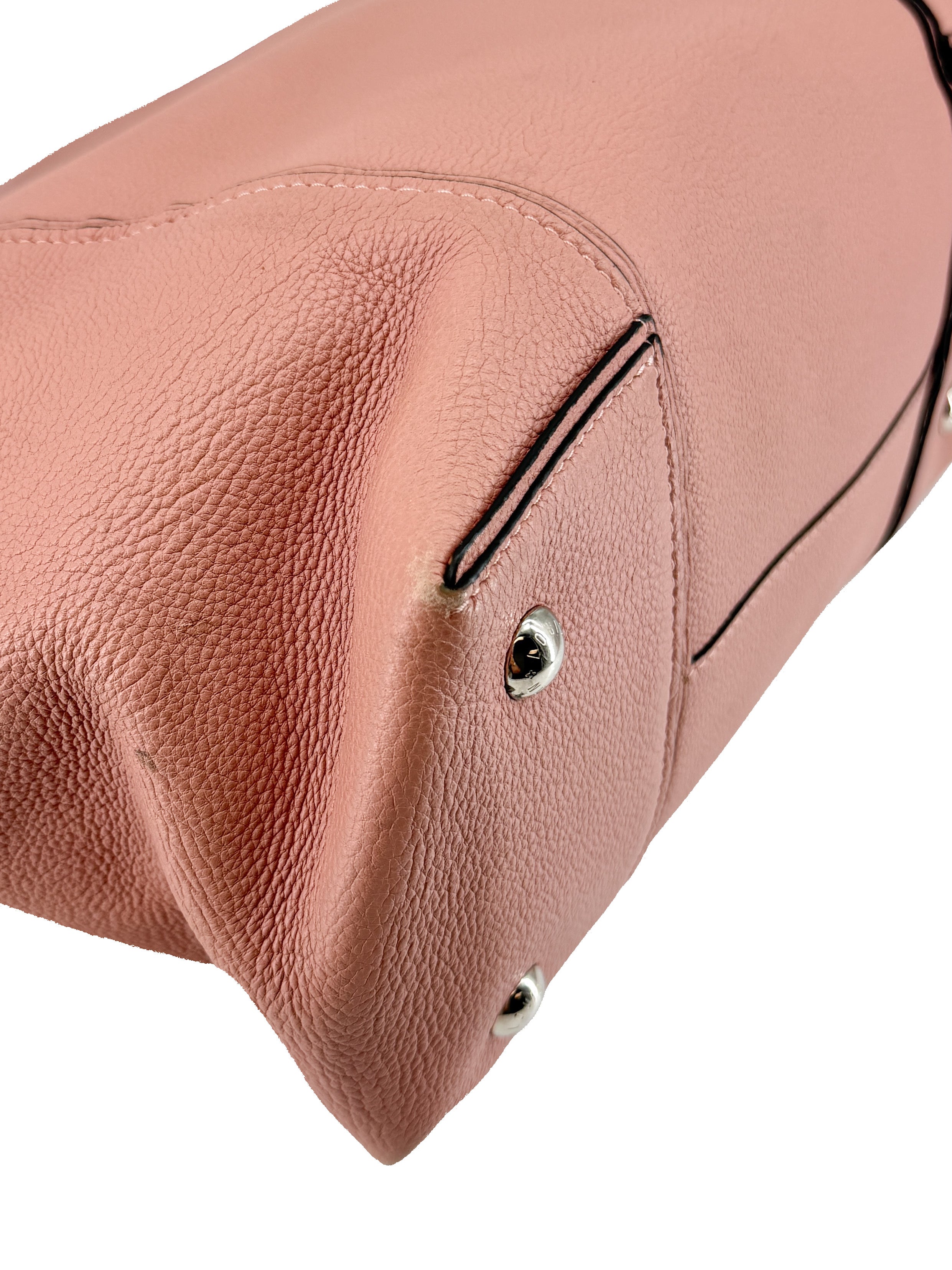 Louis Vuitton pink Cachemire leather Soft Lockit MM AR4184