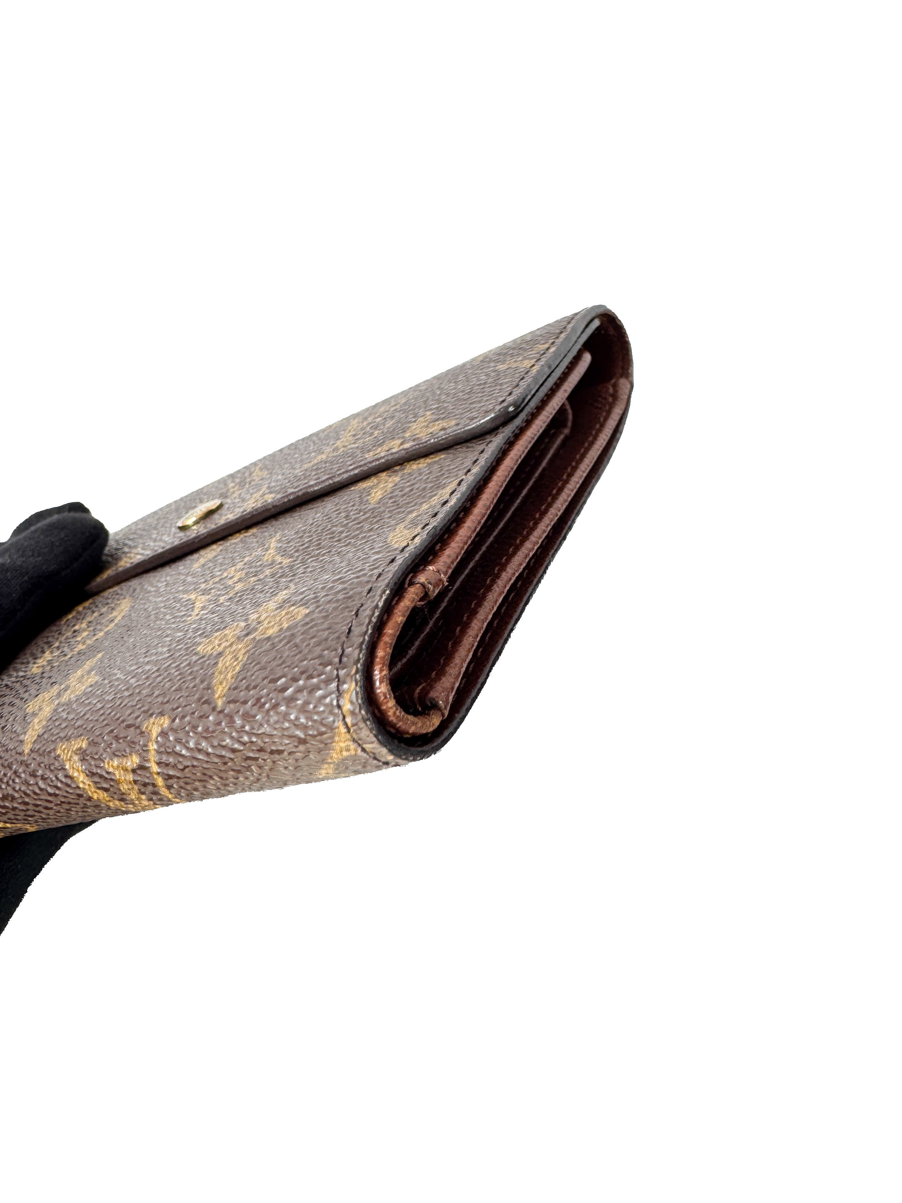 Louis Vuitton monogram Porte Tresor Etui Paper wallet SP0012