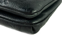 Louis Vuitton black Empreinte leather twice crossbody