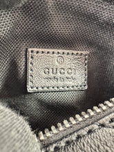 Gucci Sakai Be Green Calfskin Diagonal Stitched Mini Blondie Barrel Shoulder Bag Black 760170525040