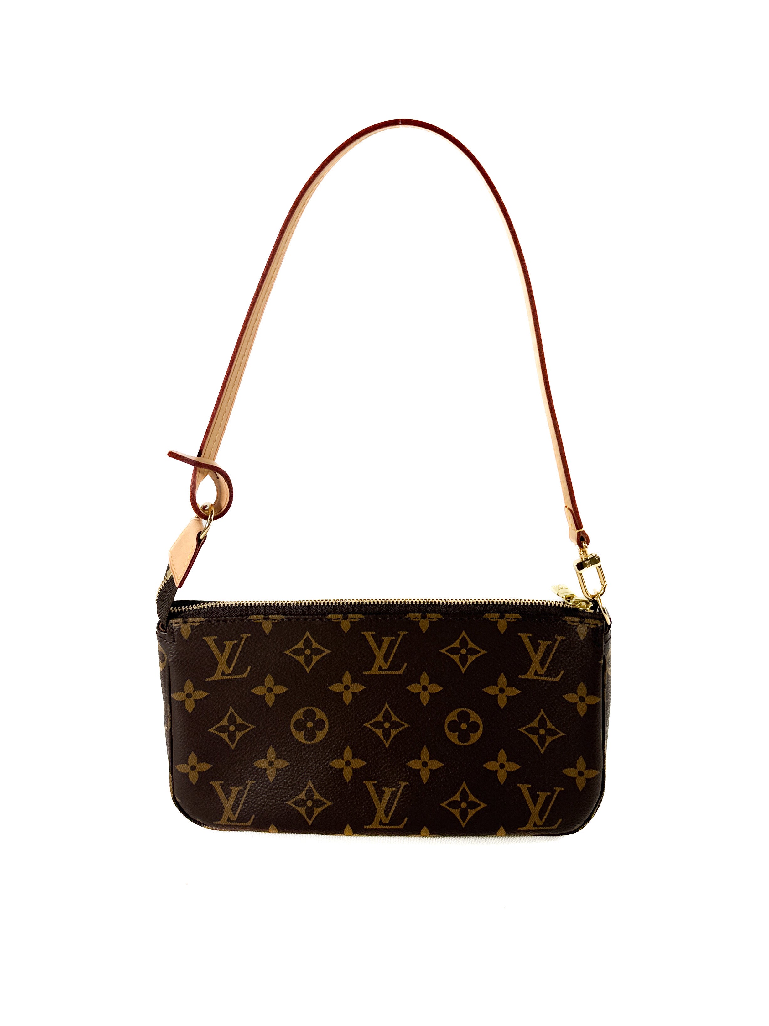 Louis Vuitton monogram pochette accessories NM (microchipped)