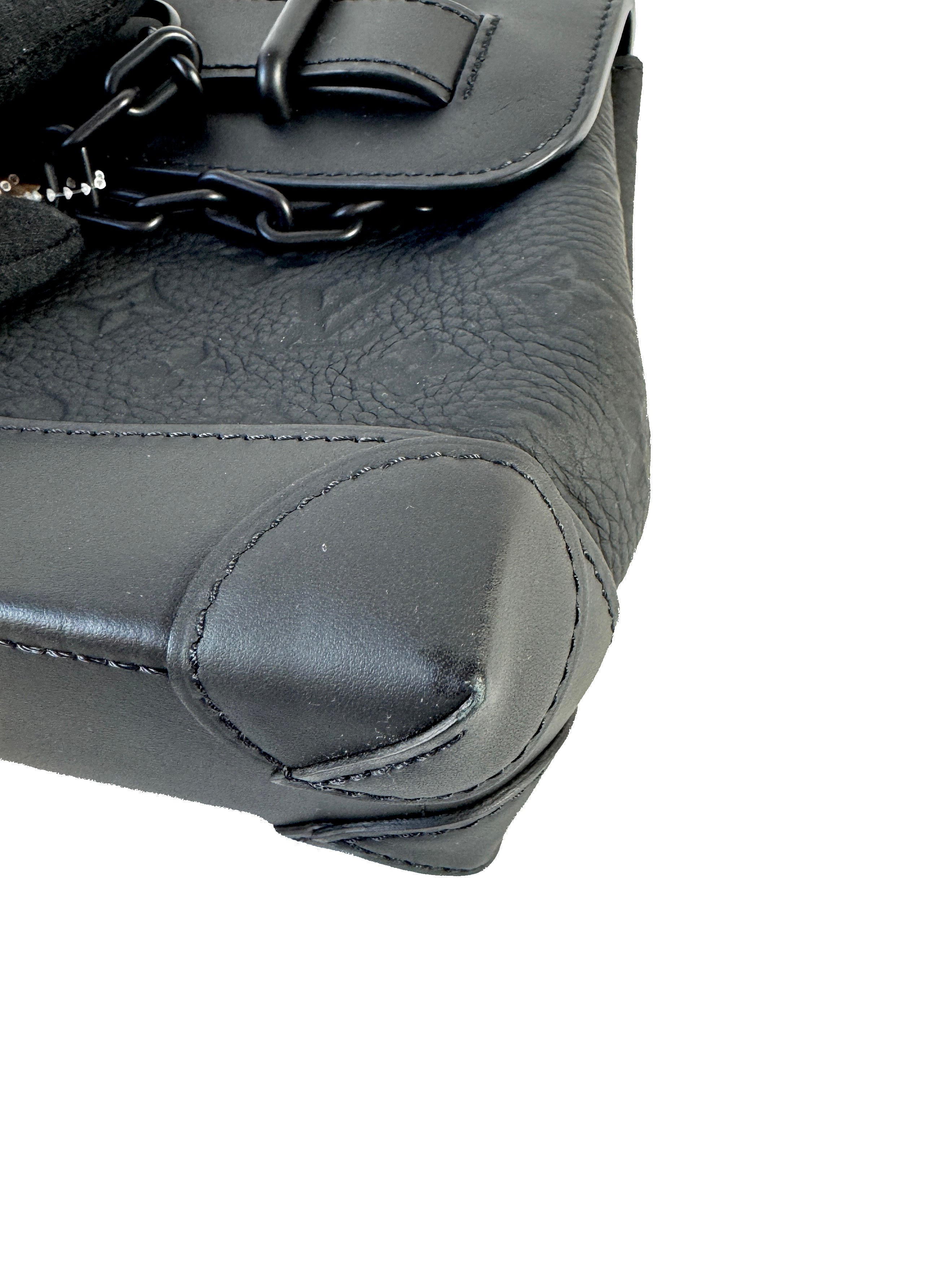 Louis Vuitton Steamer Crossbody Bag Monogram Taurillon Leather PM black (NFC)