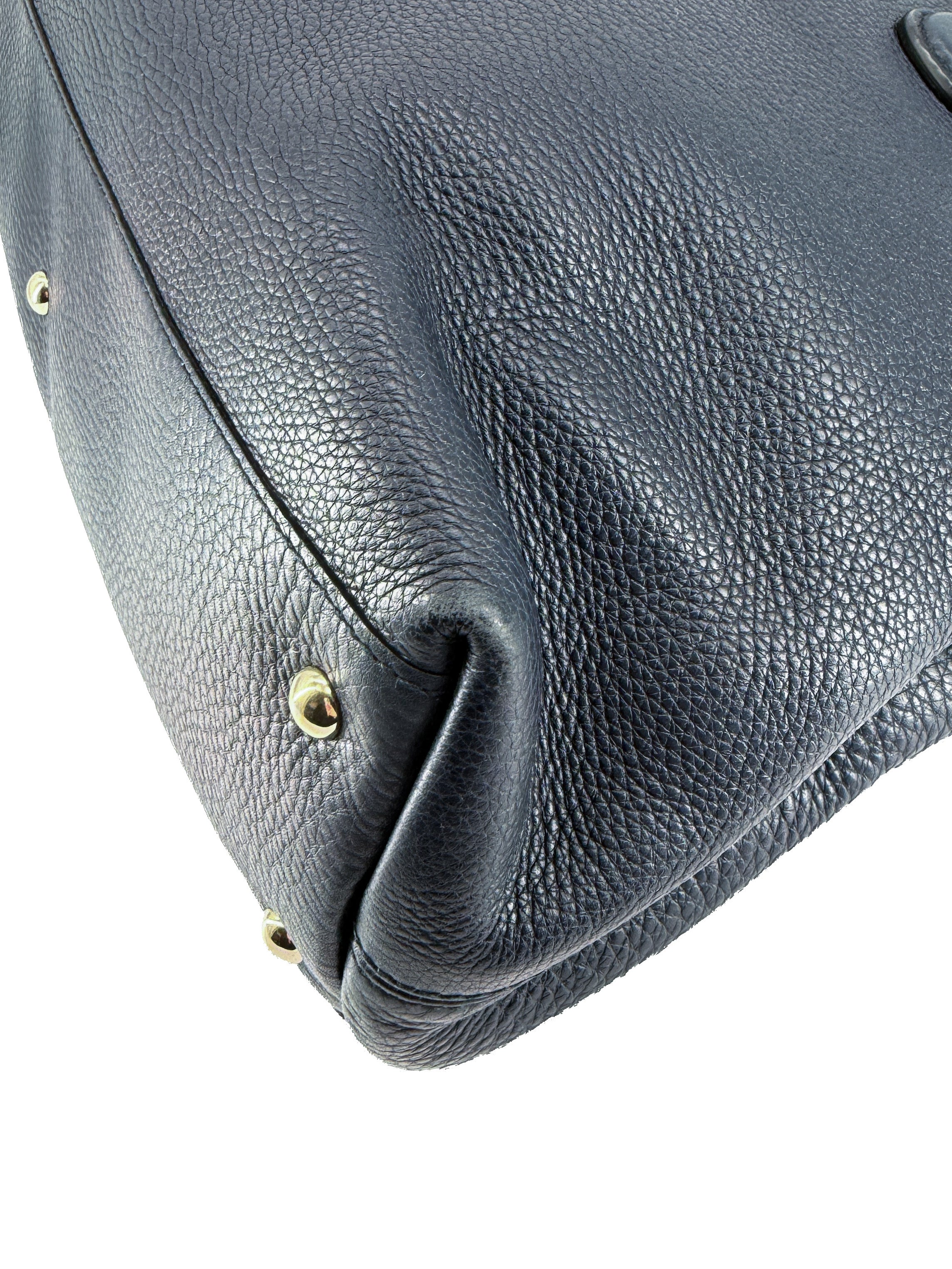 Gucci dark navy Soho Working tote 308363213317
