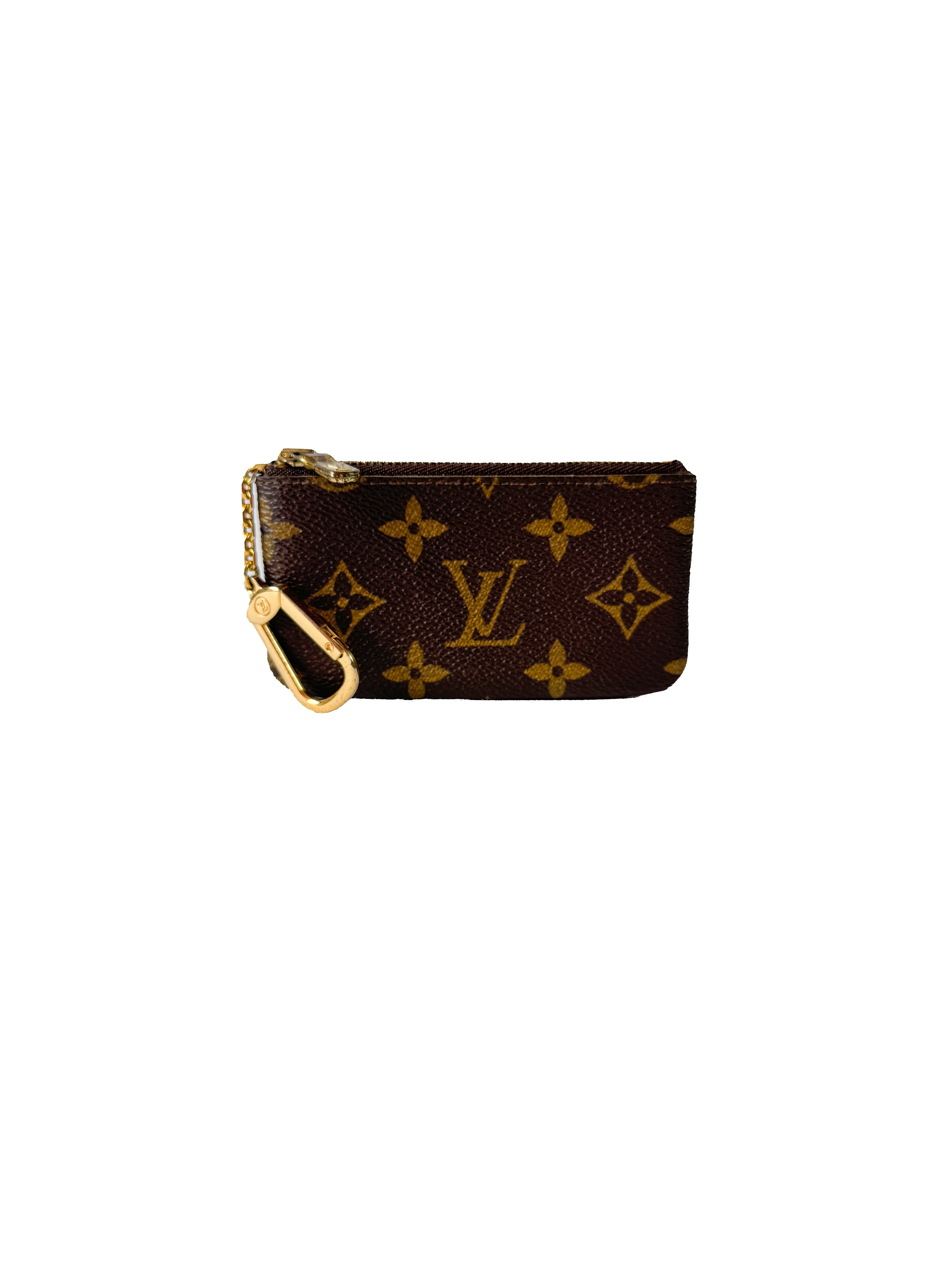 Louis Vuitton monogram vintage key pouch 882ET