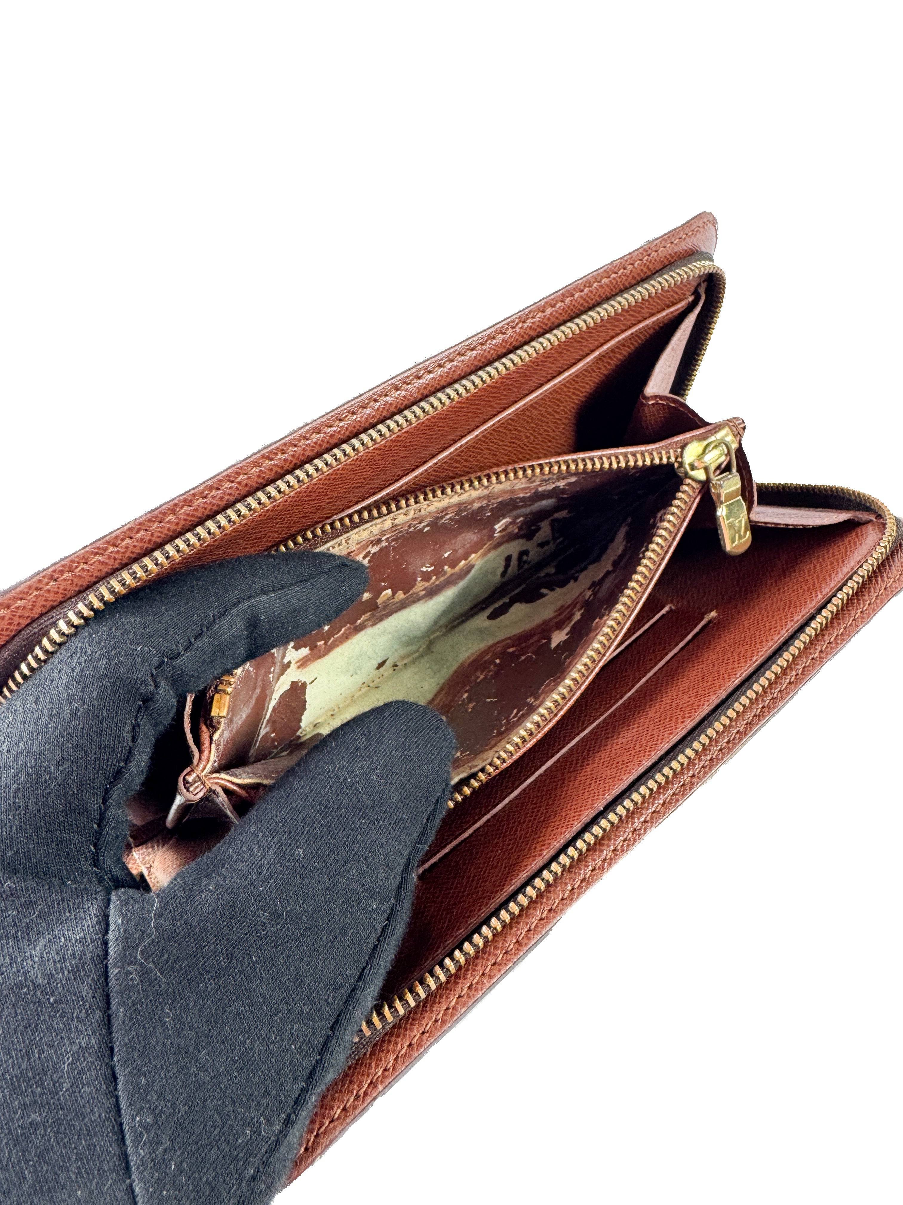 Louis Vuitton monogram Porte Monnaie Zip wallet TH0030