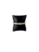 John Hardy sterling silver 18 gold dot Icon bracelet
