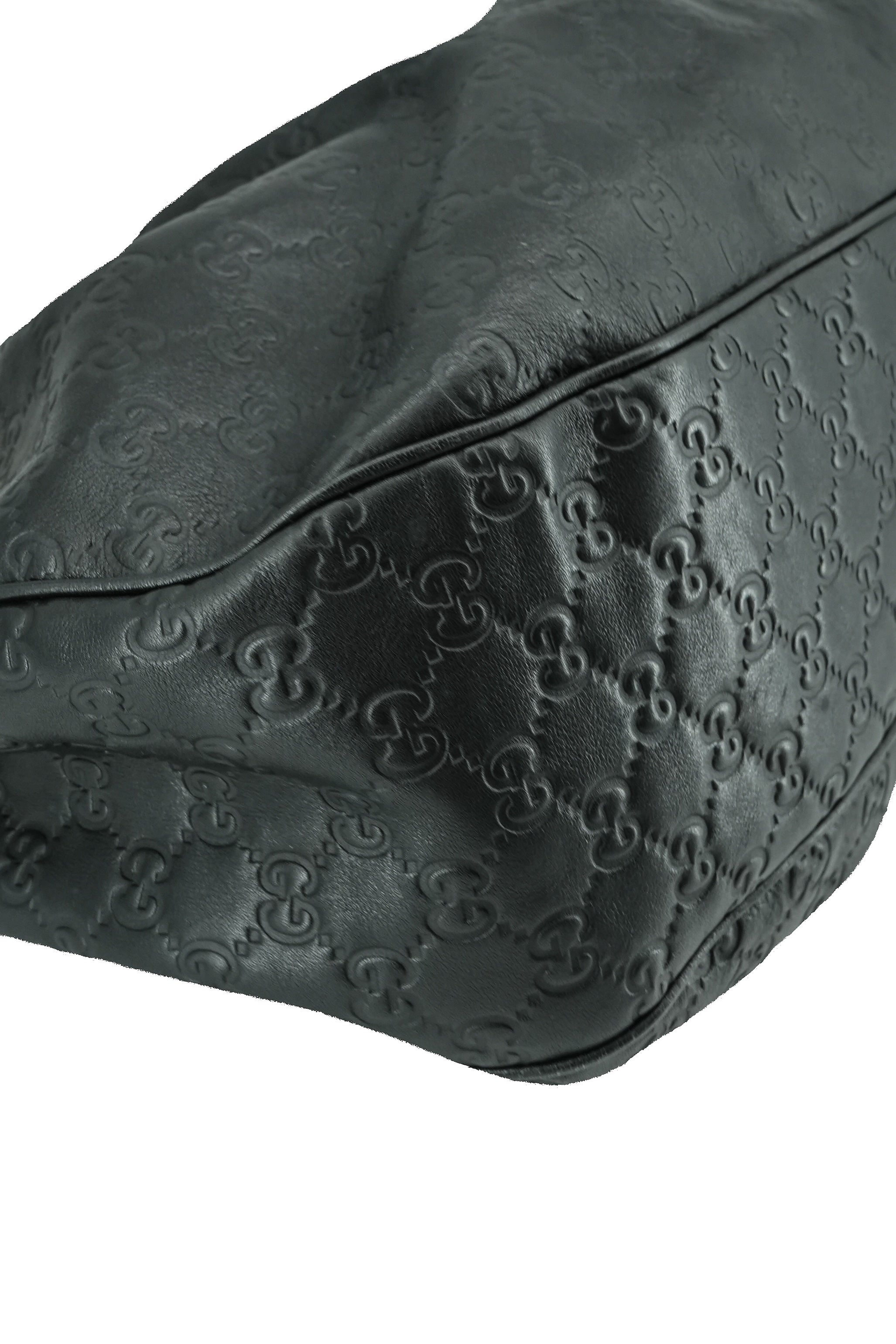 Gucci black Guccissima medium Sukey Hobo 282955 497717