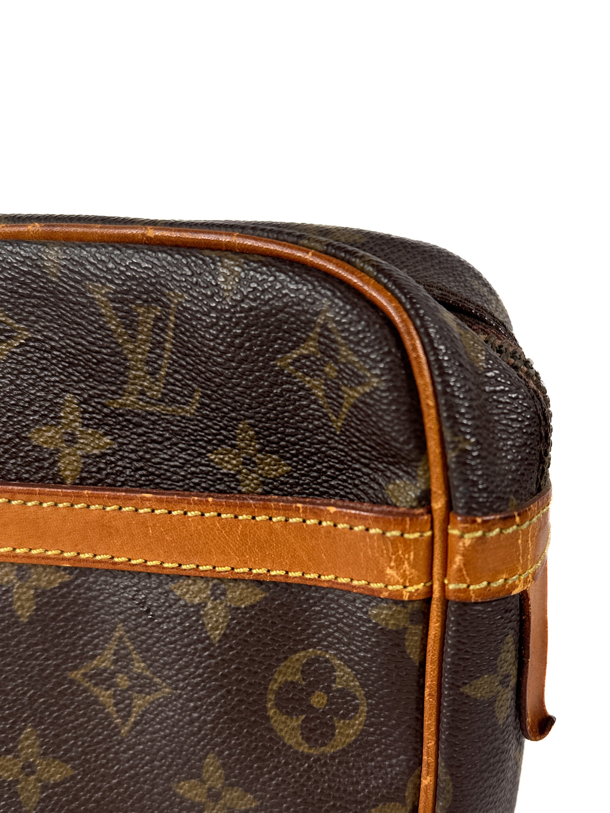 Louis Vuitton monogram vintage compiegne 28 clutch *pre 80s, pre date code*