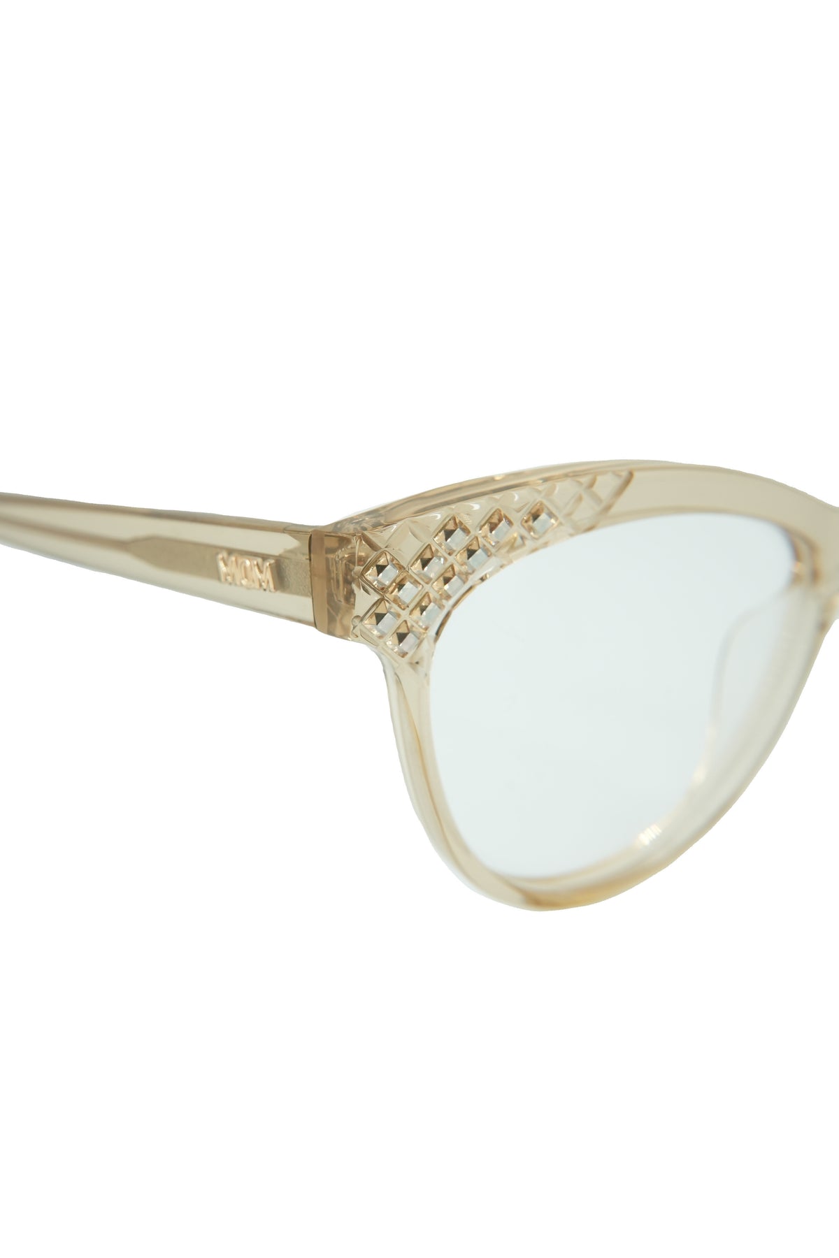MCM beige clear eyeglass frames MCM2643R *CASE*