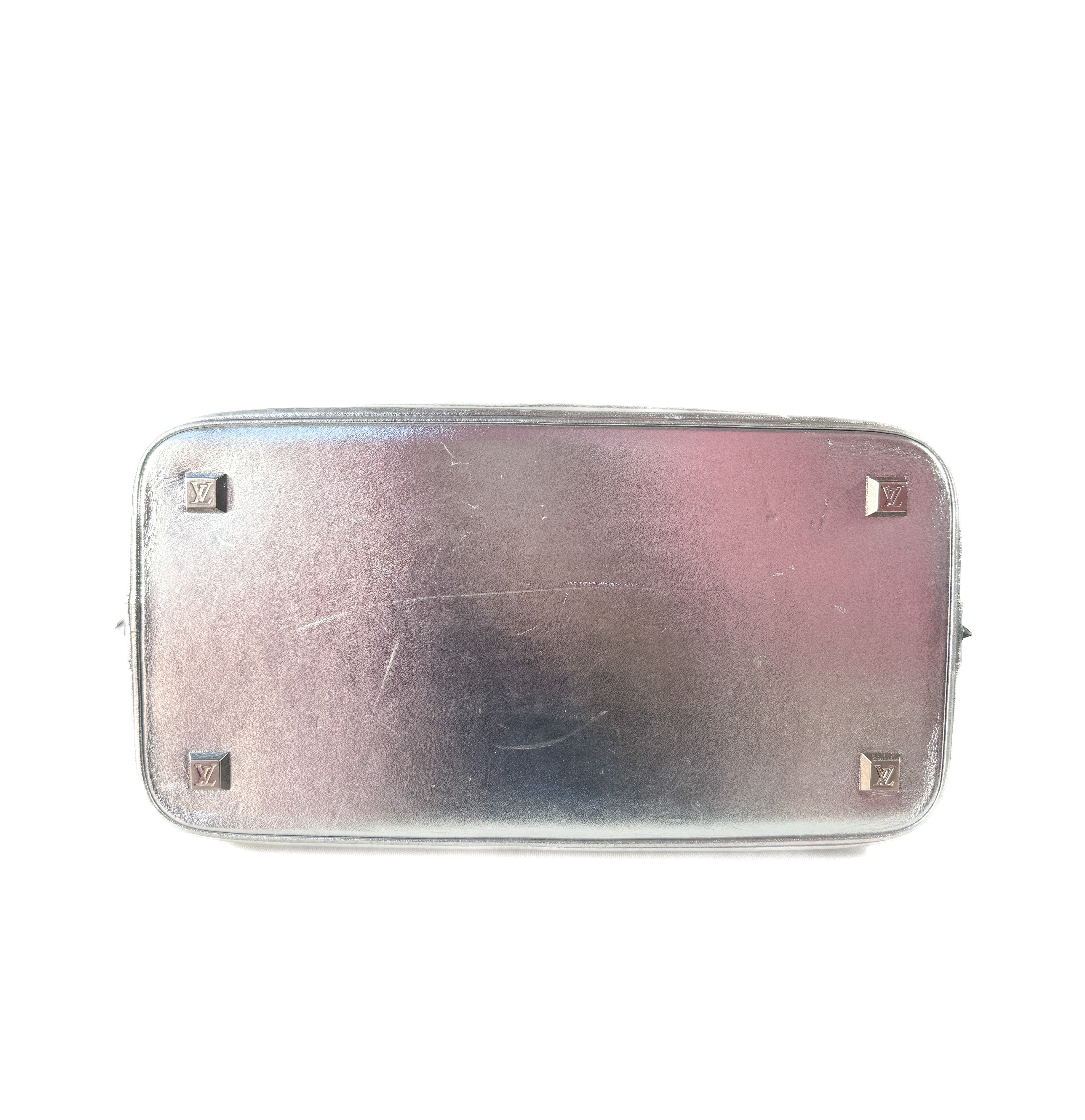 Louis Vuitton silver Suhali lockit MM DU3087