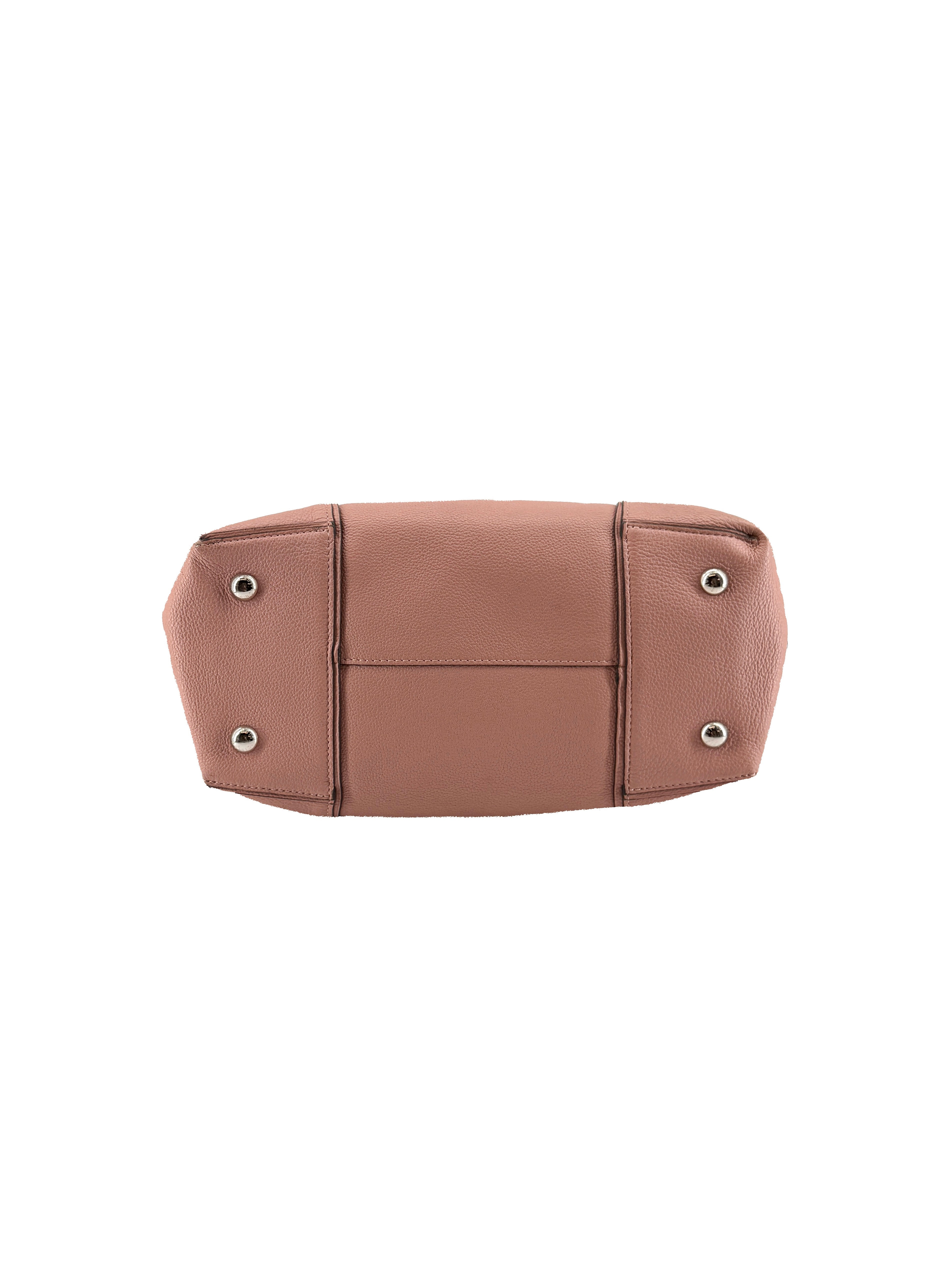 Louis Vuitton pink Cachemire leather Soft Lockit MM AR4184