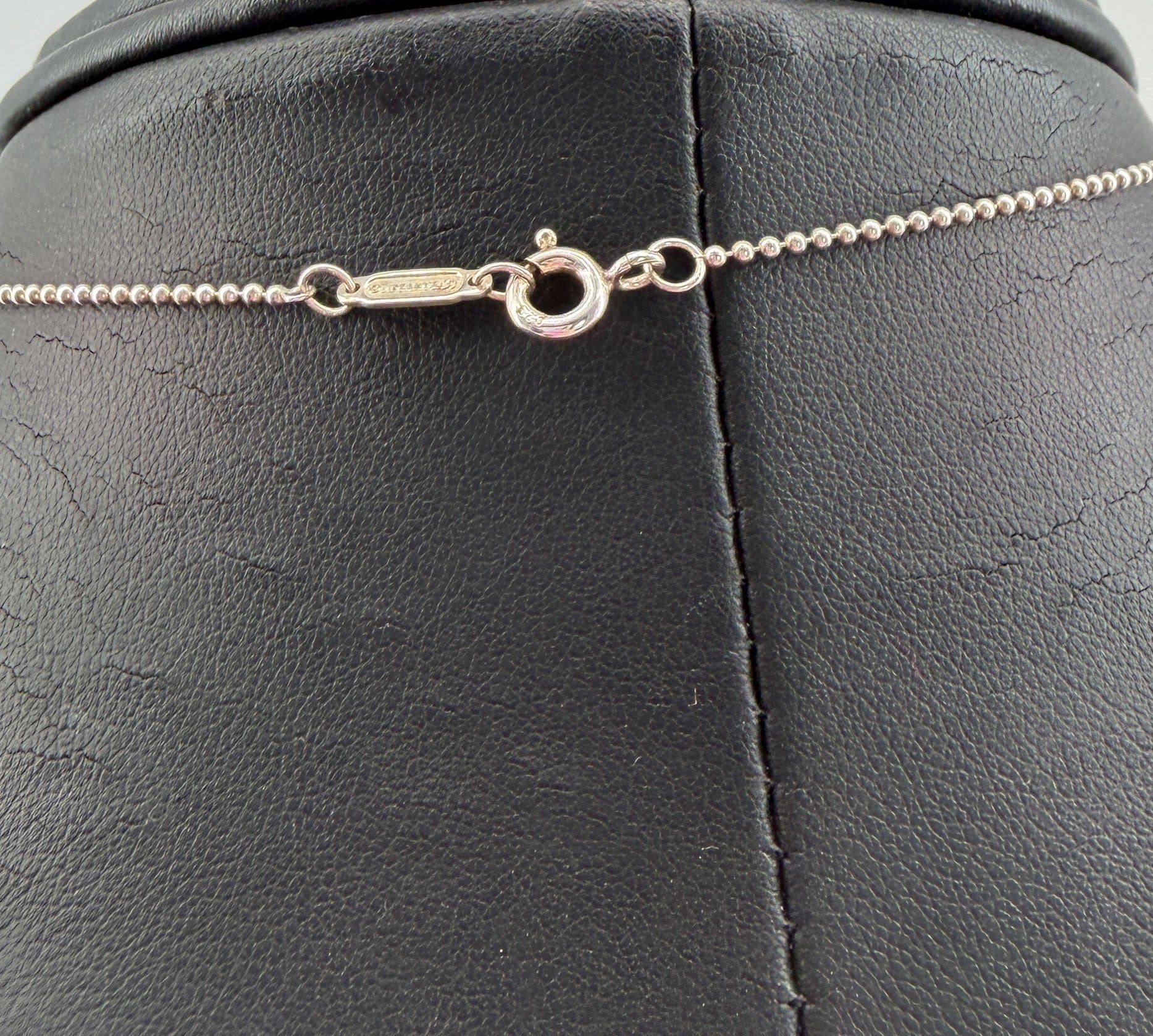 Tiffany & Co sterling silver key necklace
