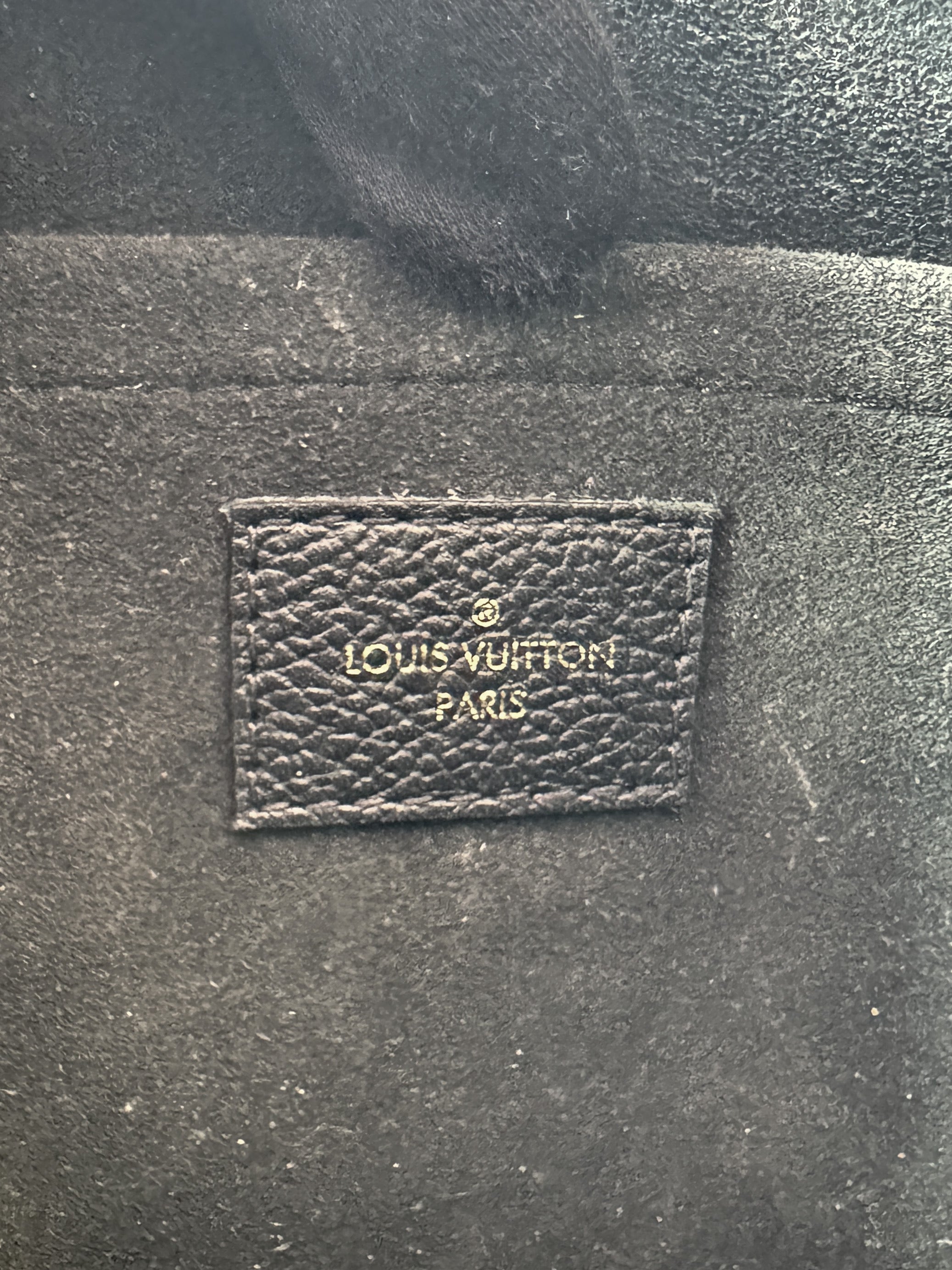 Louis Vuitton black empreinte leather Speedy 20 bandouliere NFC