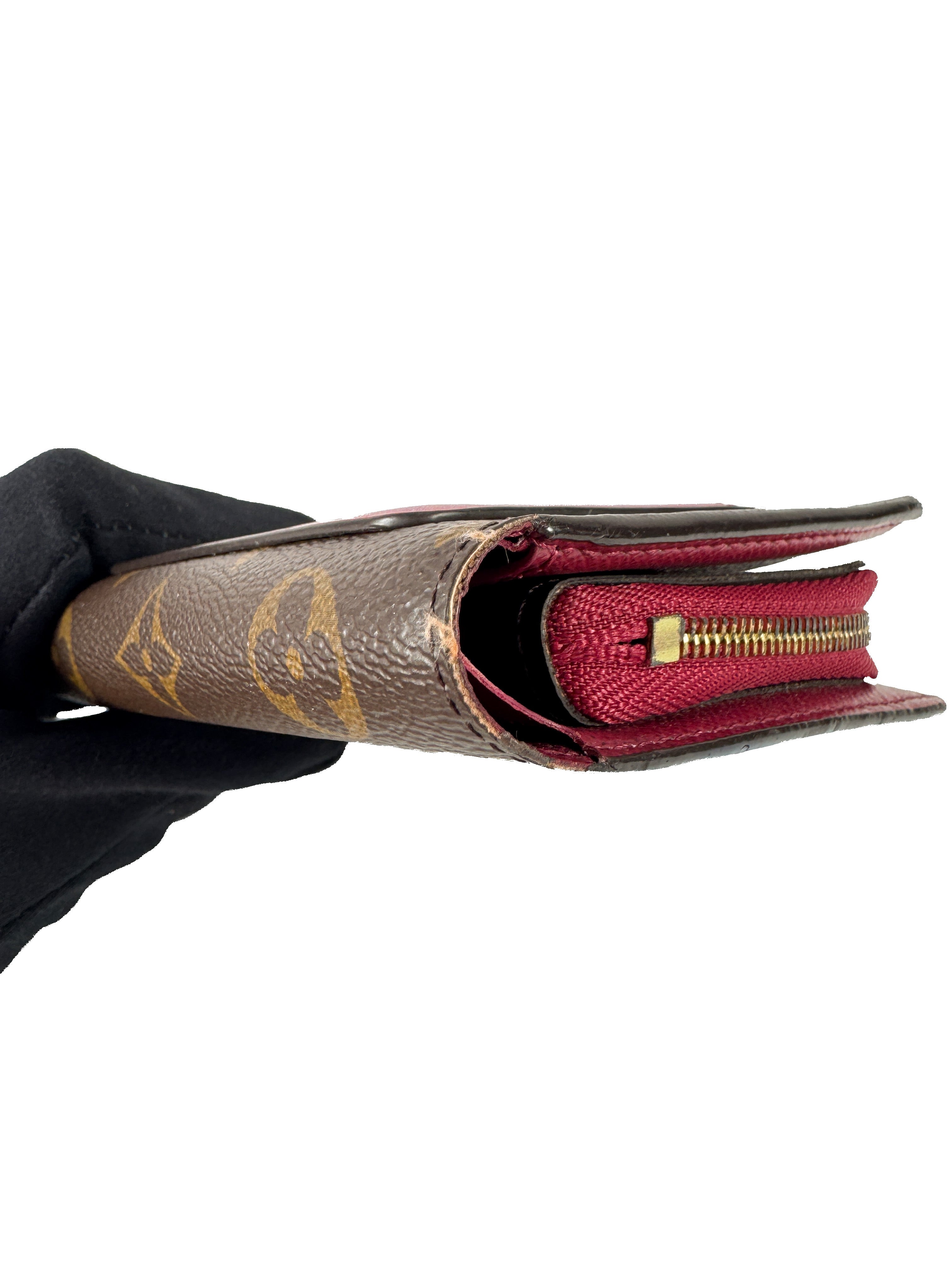 Louis Vuitton monogram pink Juliette wallet