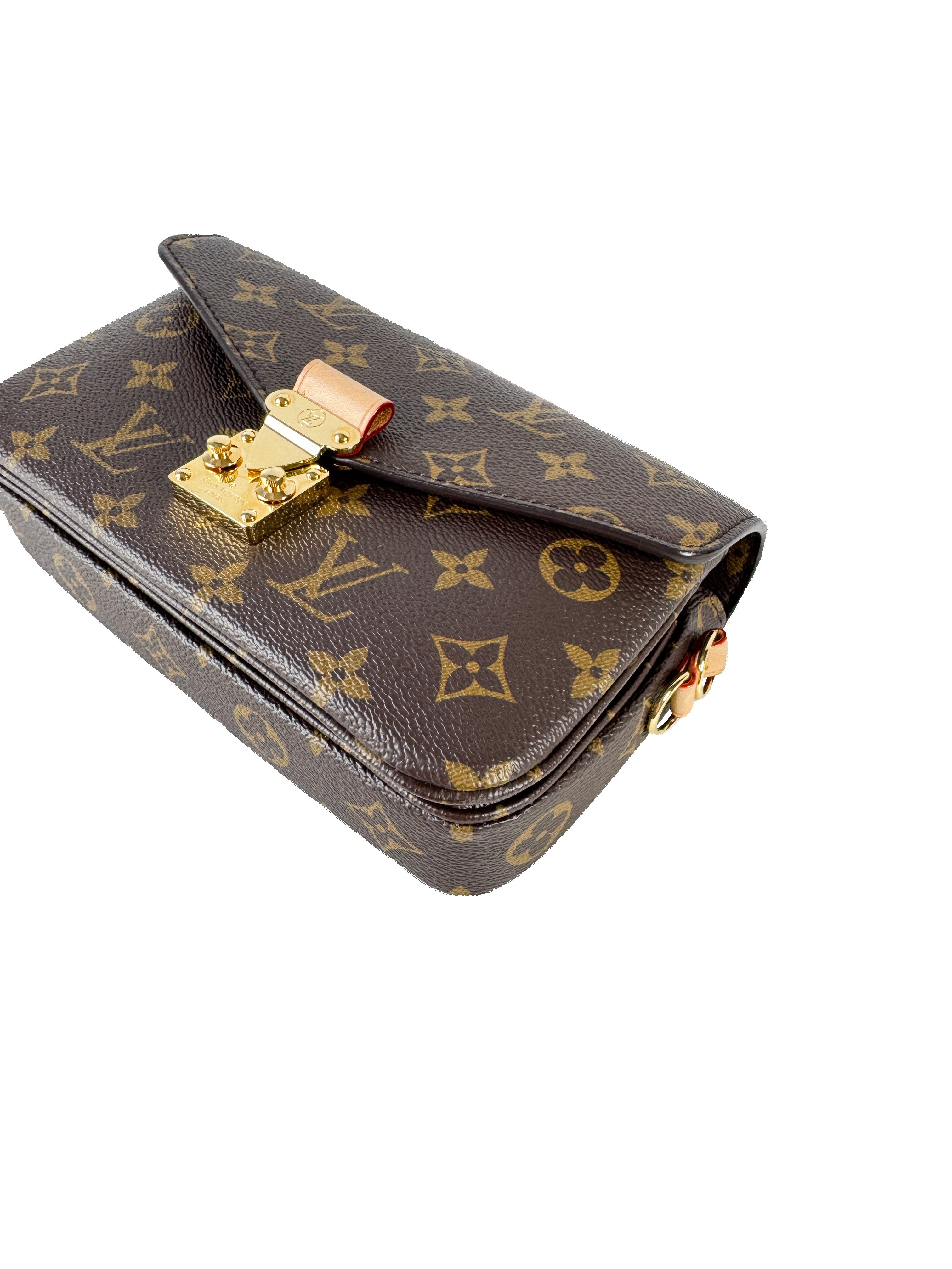 Louis Vuitton monogram pochette metis east west NFC