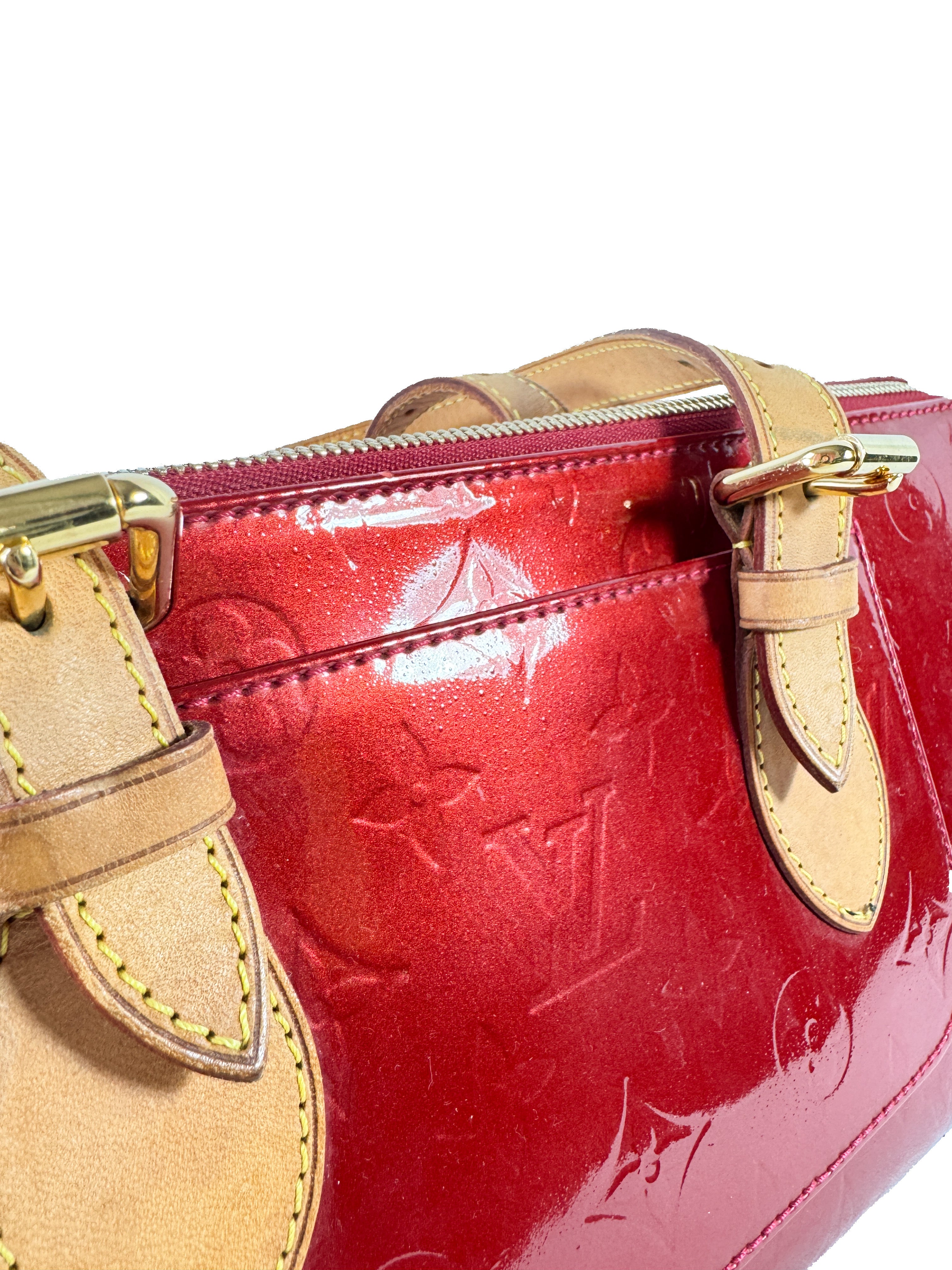 Louis Vuitton vernis Pomme d'Armour rosewood ave FL2029