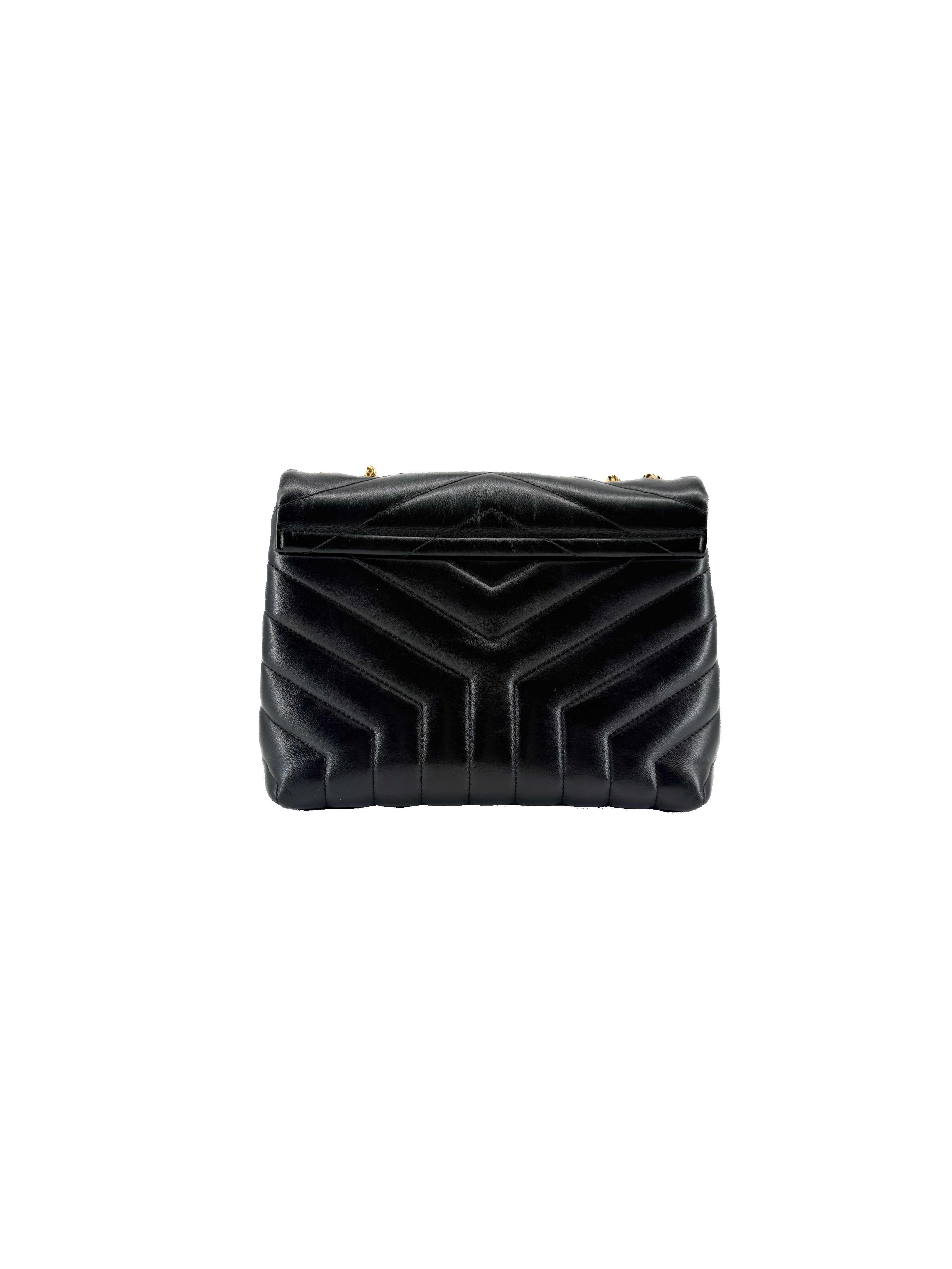Saint Laurent black leather Loulou small shoulder bagVTM494699-0222