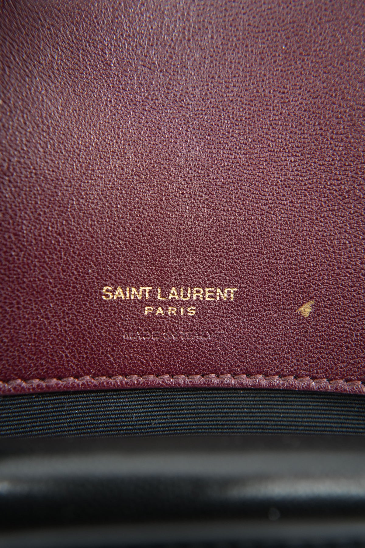 Saint Laurent burgundy LouLou Small ATE801437-0825