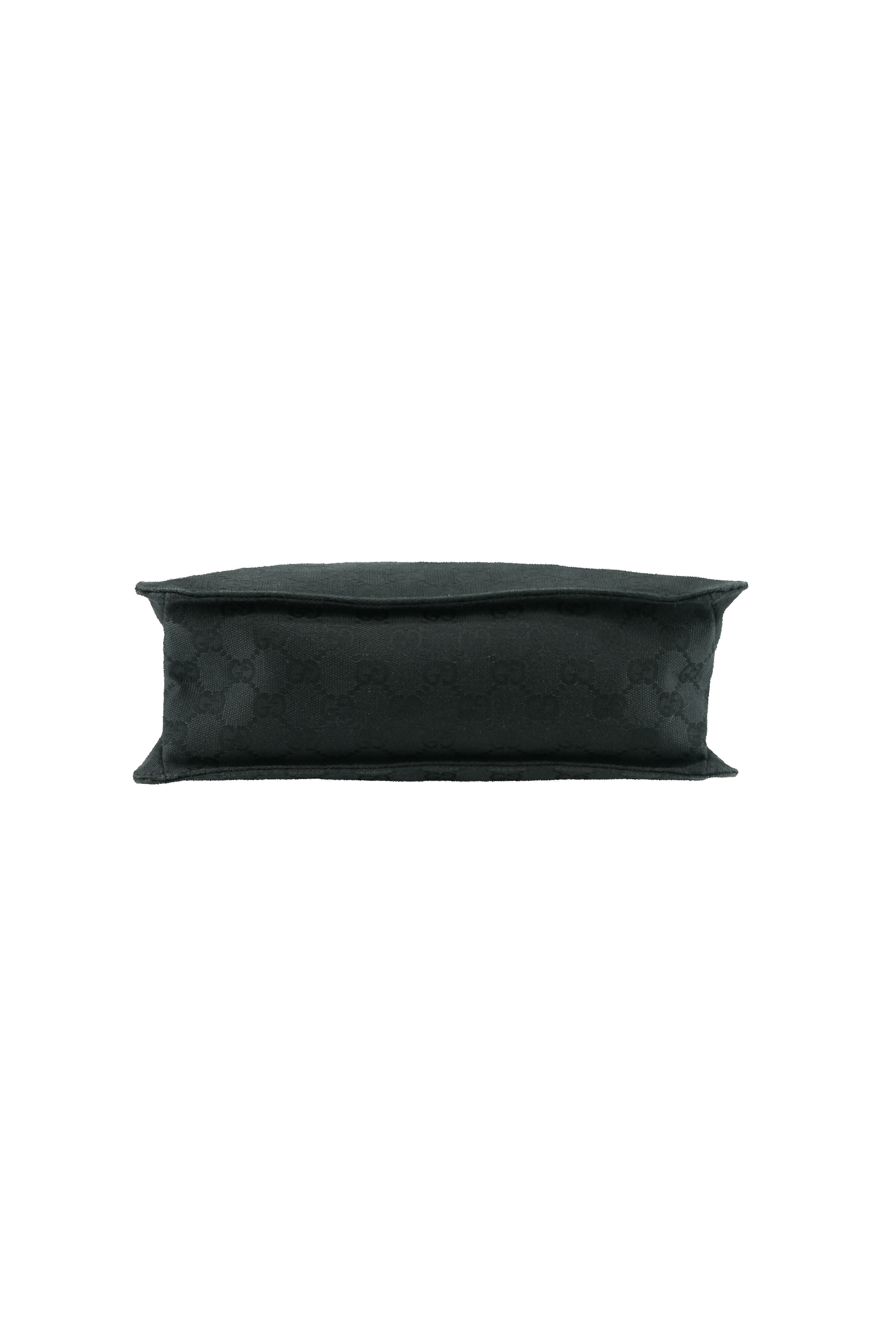 Gucci black signature cloth Eclipse bag 120842 208993