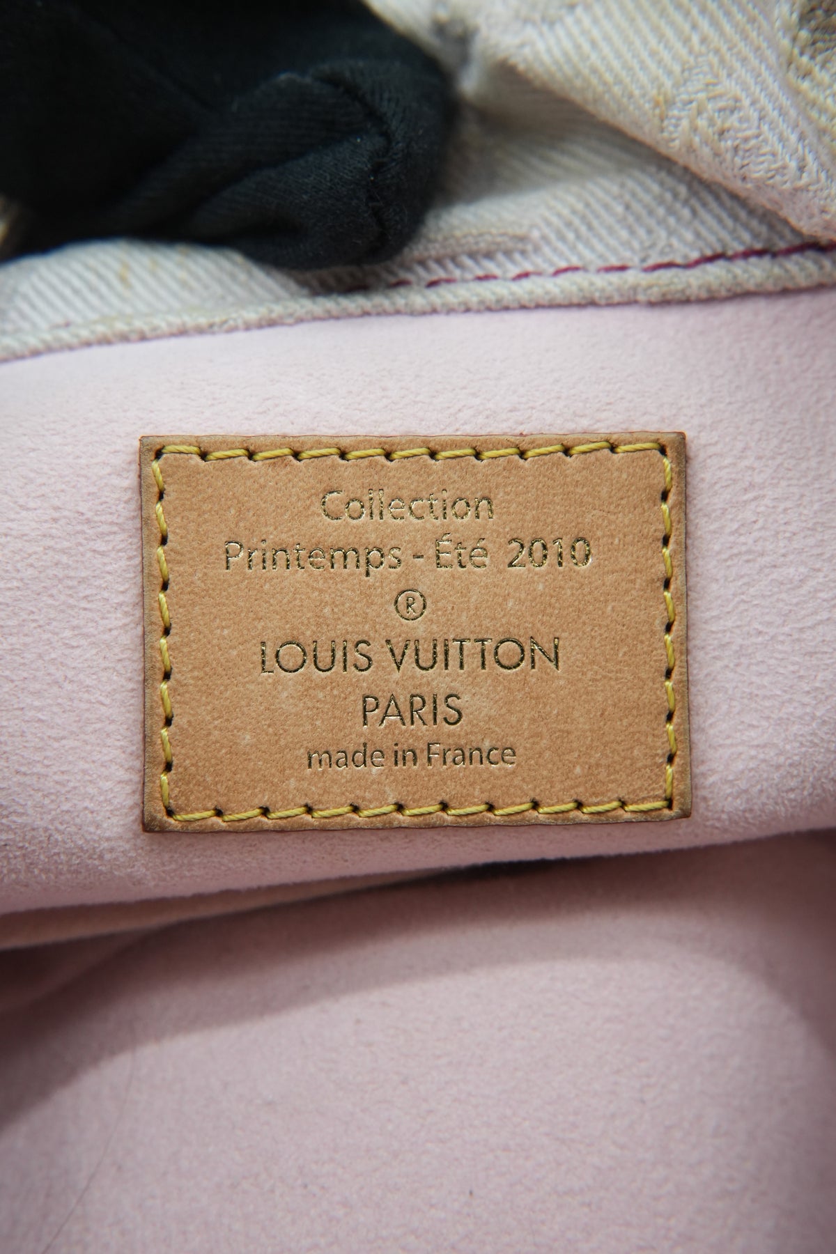Louis Vuitton Sunshine pink denim monogram FL0130