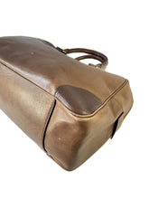 Celine 2 tone brown leather bag WPA0140