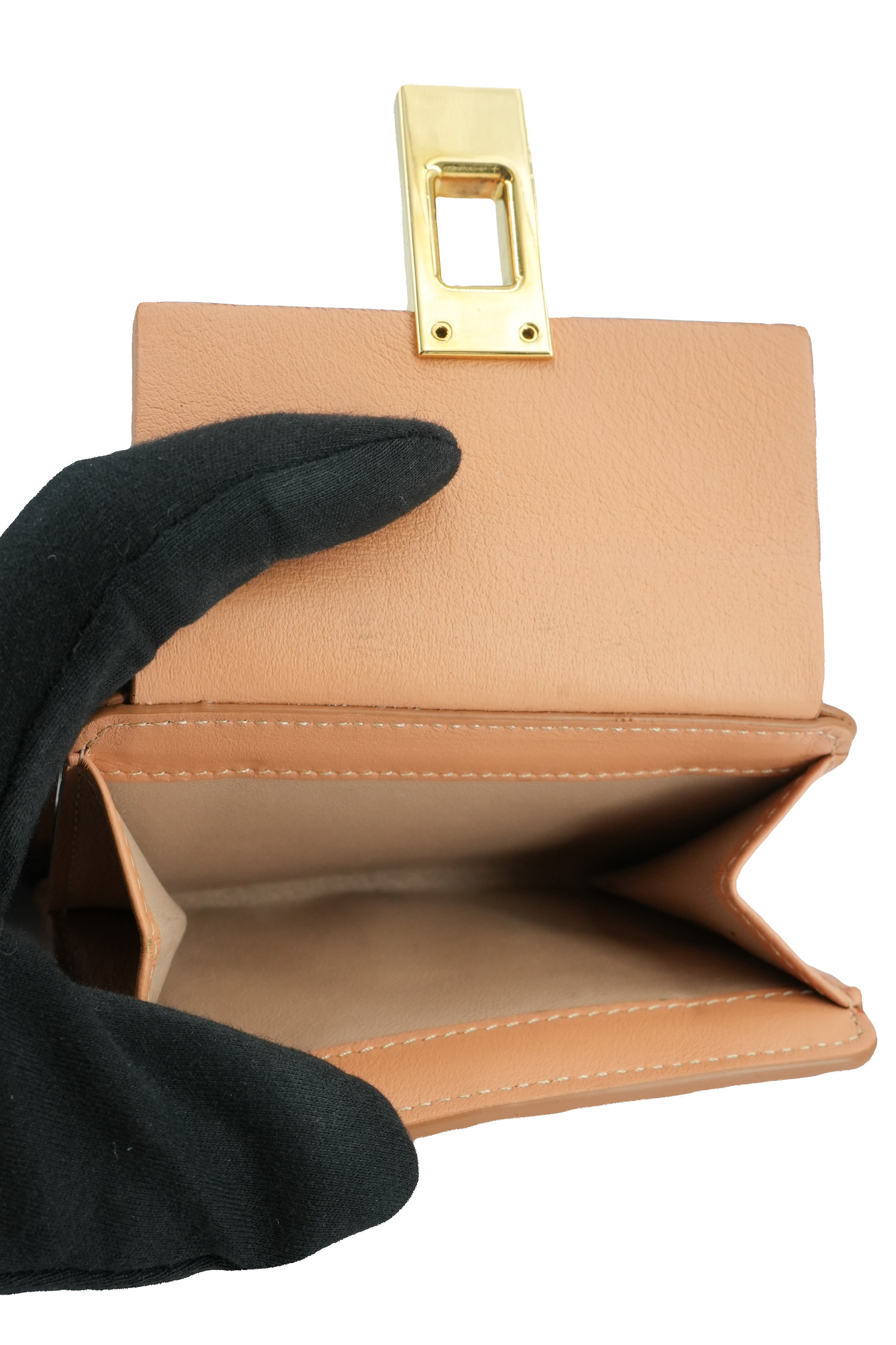 Chloé peach Drew compact wallet 99-65