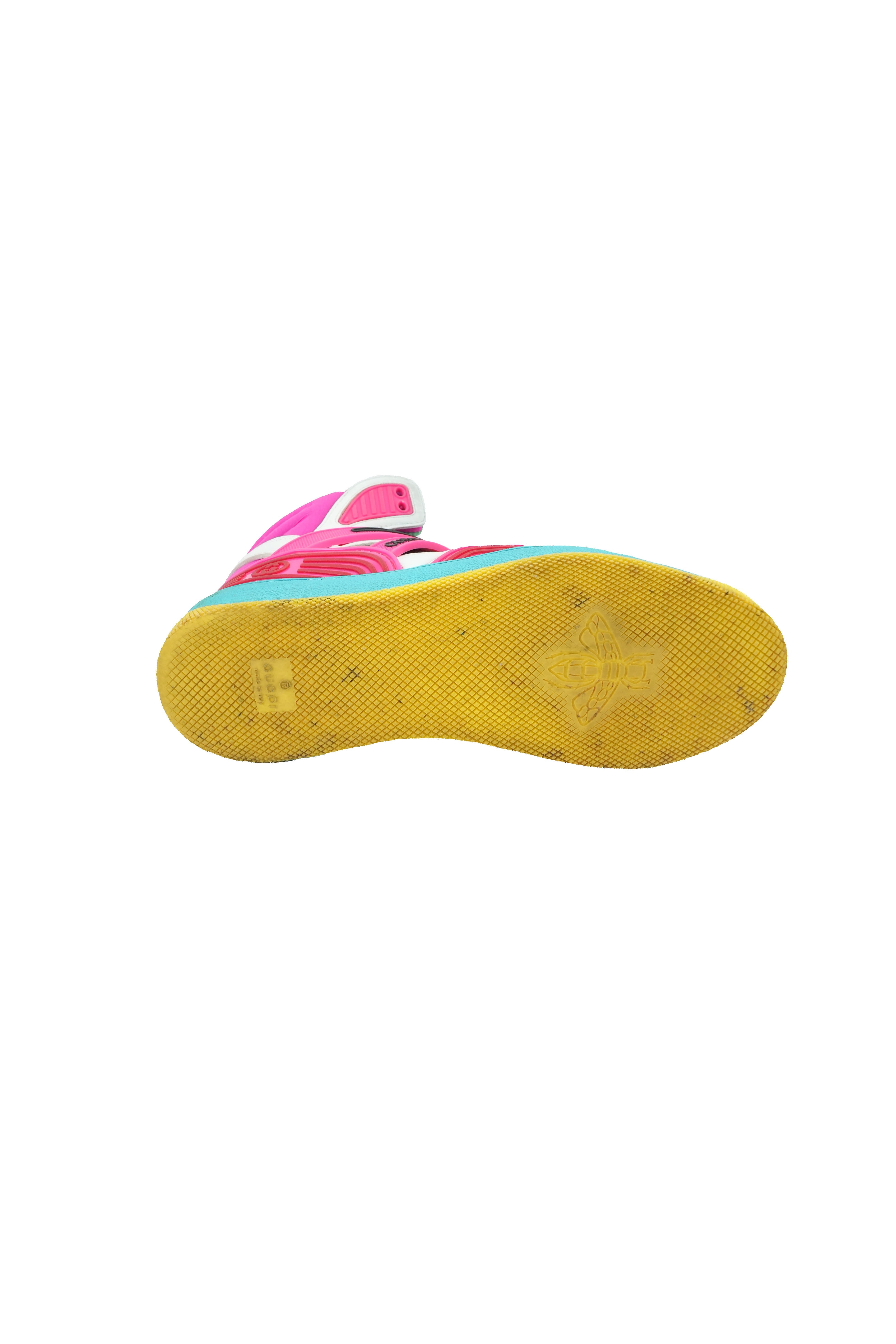 Gucci neon Basket High sneaker size 38 (8)