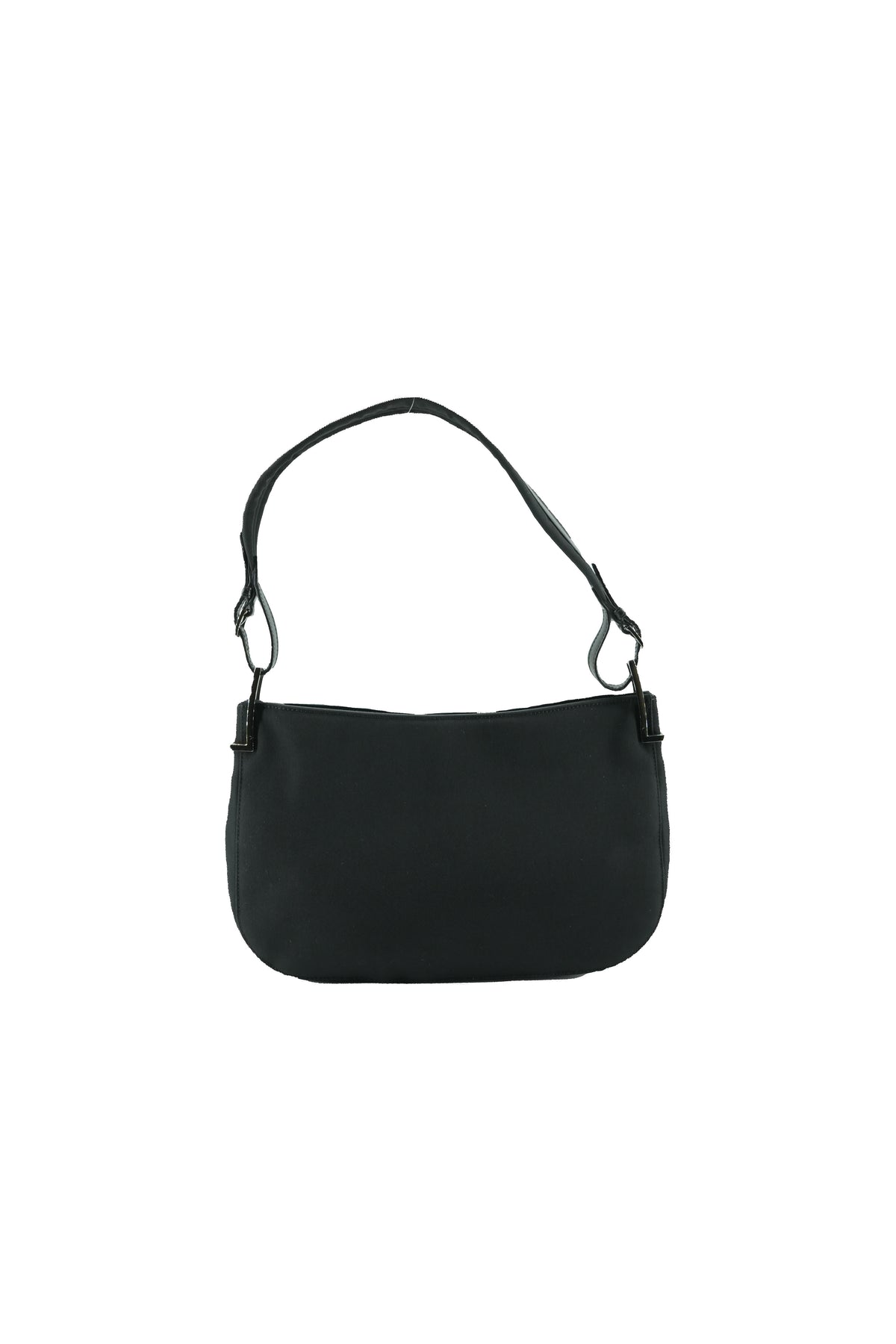 Gucci black nylon shoulder bag 002058