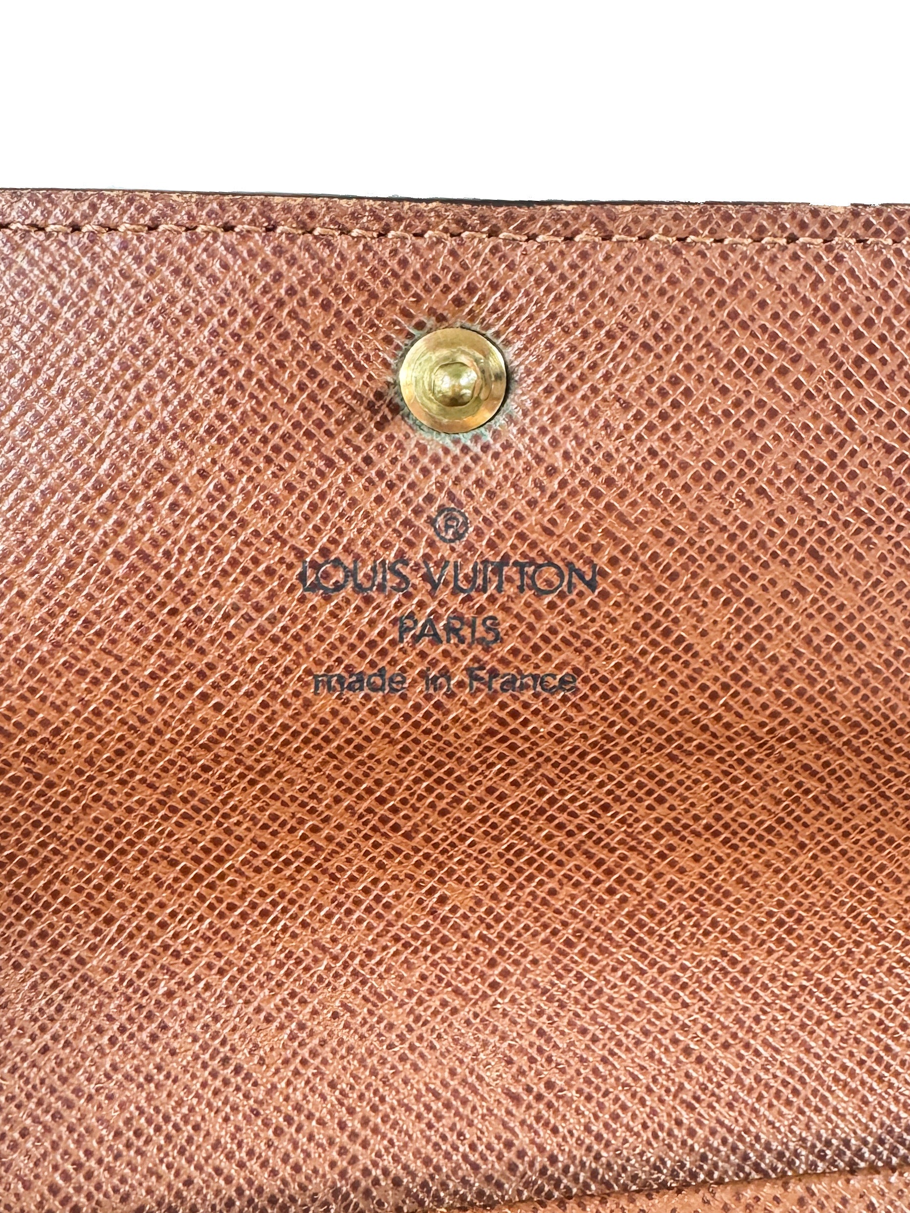 Louis Vuitton monogram porte tressor etui paper wallet SP0063