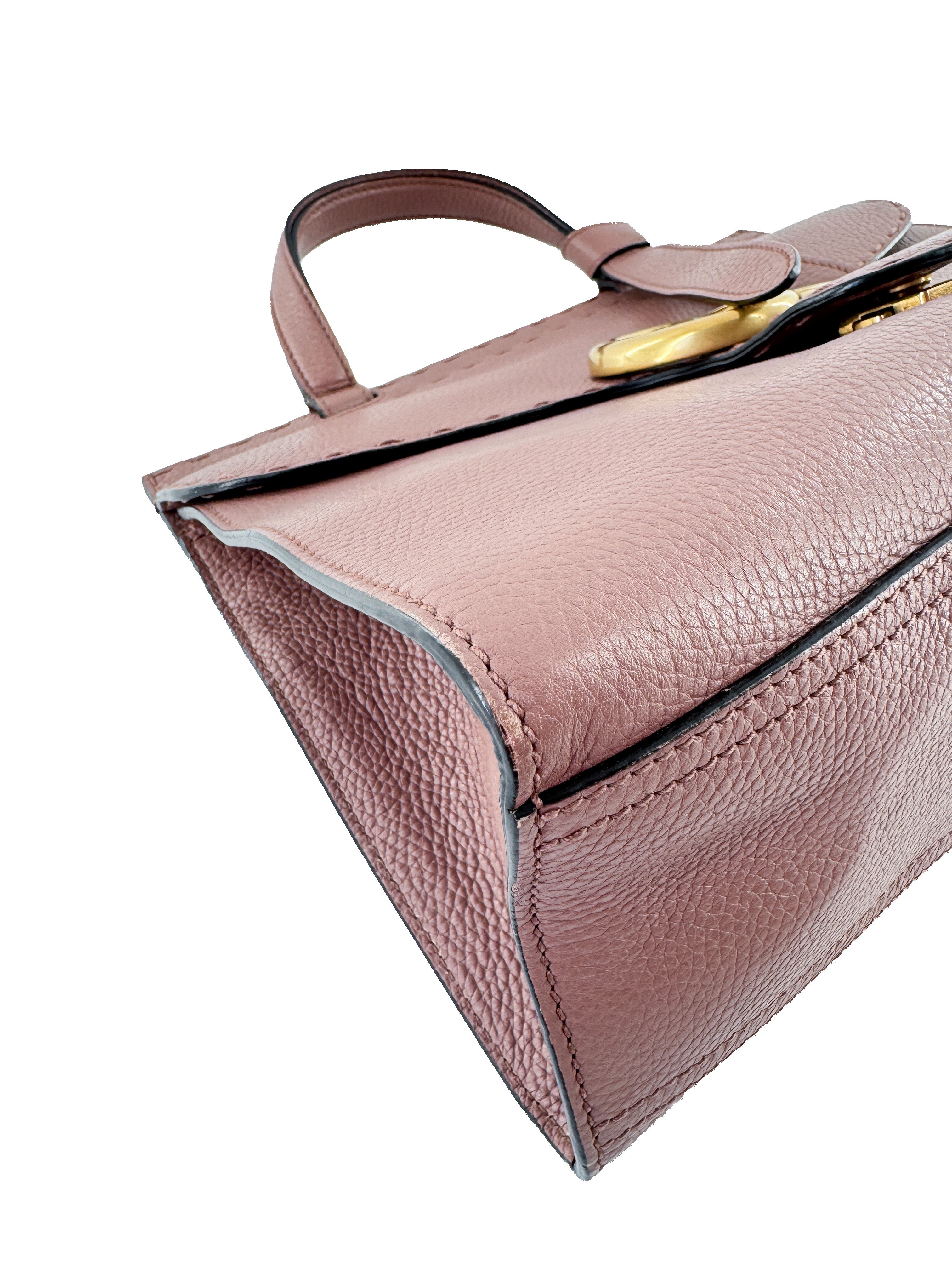 Gucci GG Marmont Top Handle Bag Leather Maueve Small