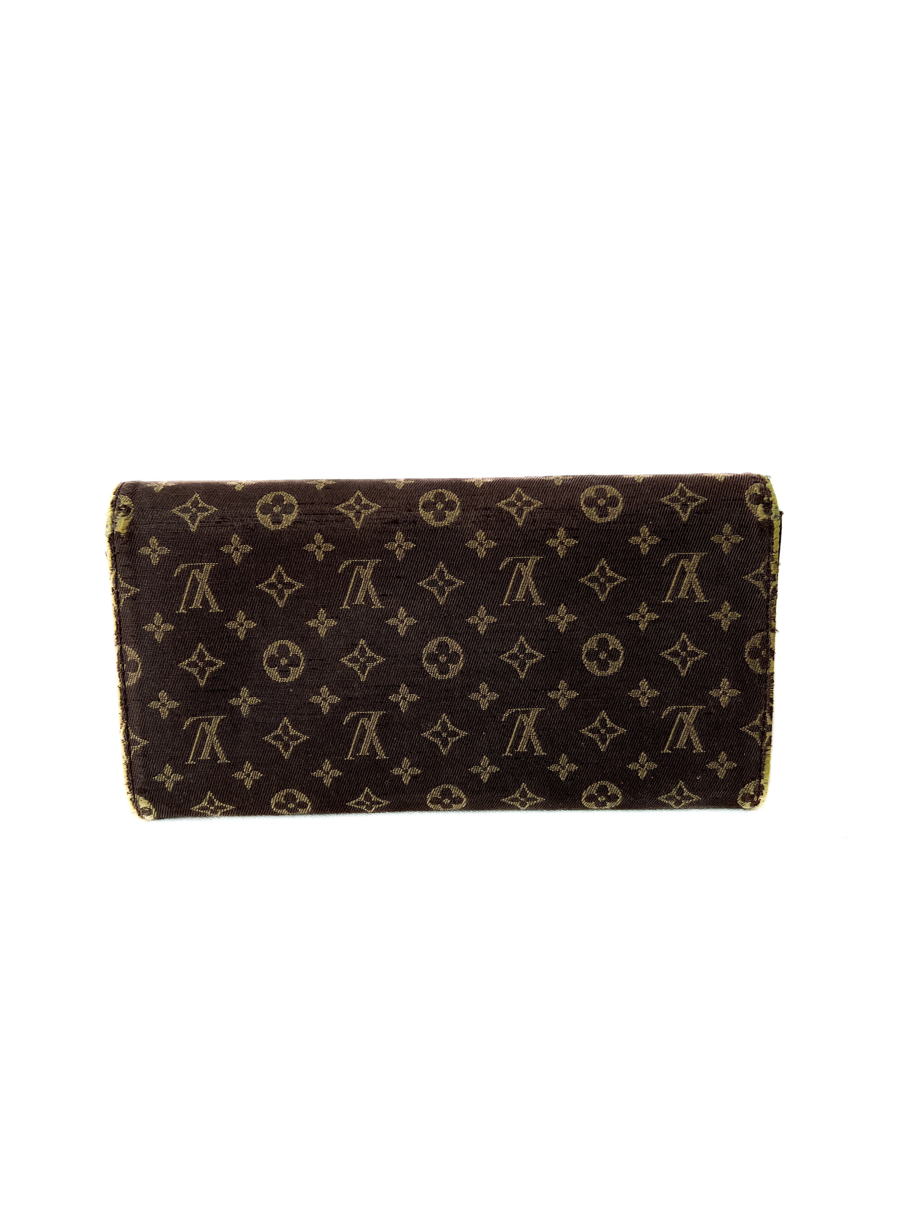 Louis Vuitton brown denim monogram wallet