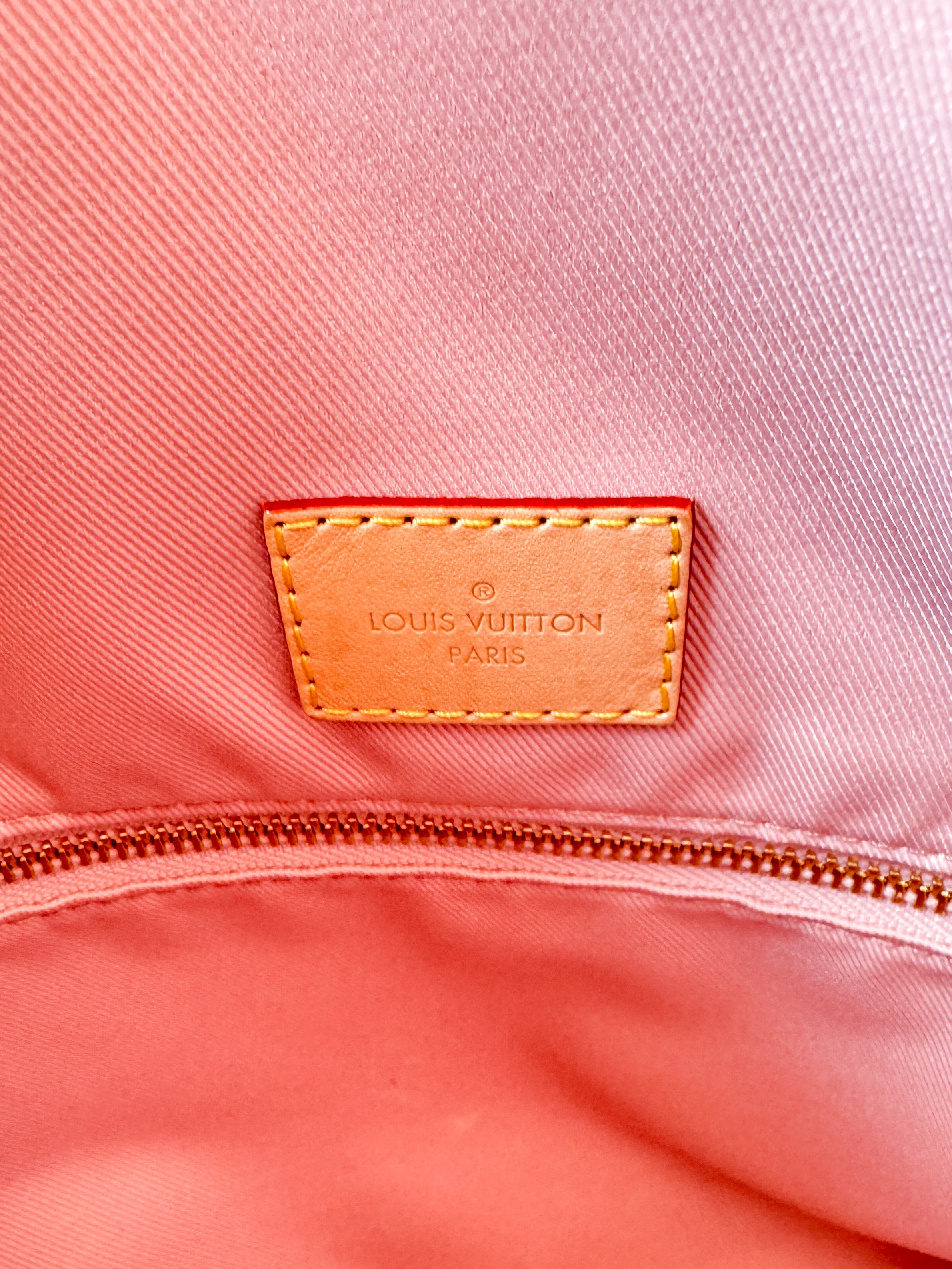 Louis Vuitton damier azur Graceful MM Rose Ballerine (NFC)