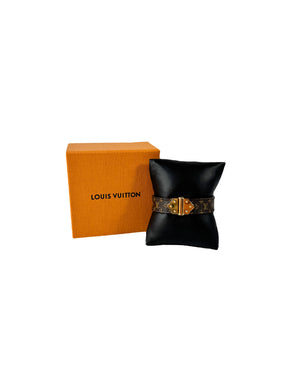 Louis Vuitton nano monogram bracelet size 17 BC5106