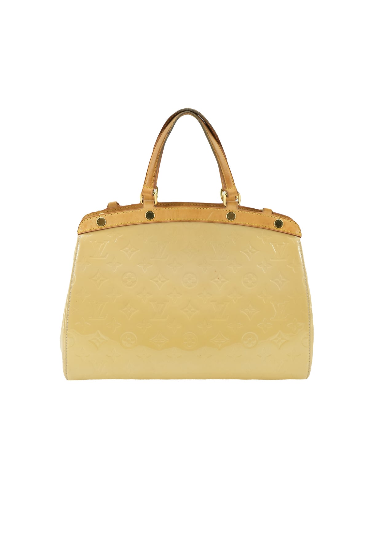 Louis Vuitton blanc corail Vernis Brea MM FL4153