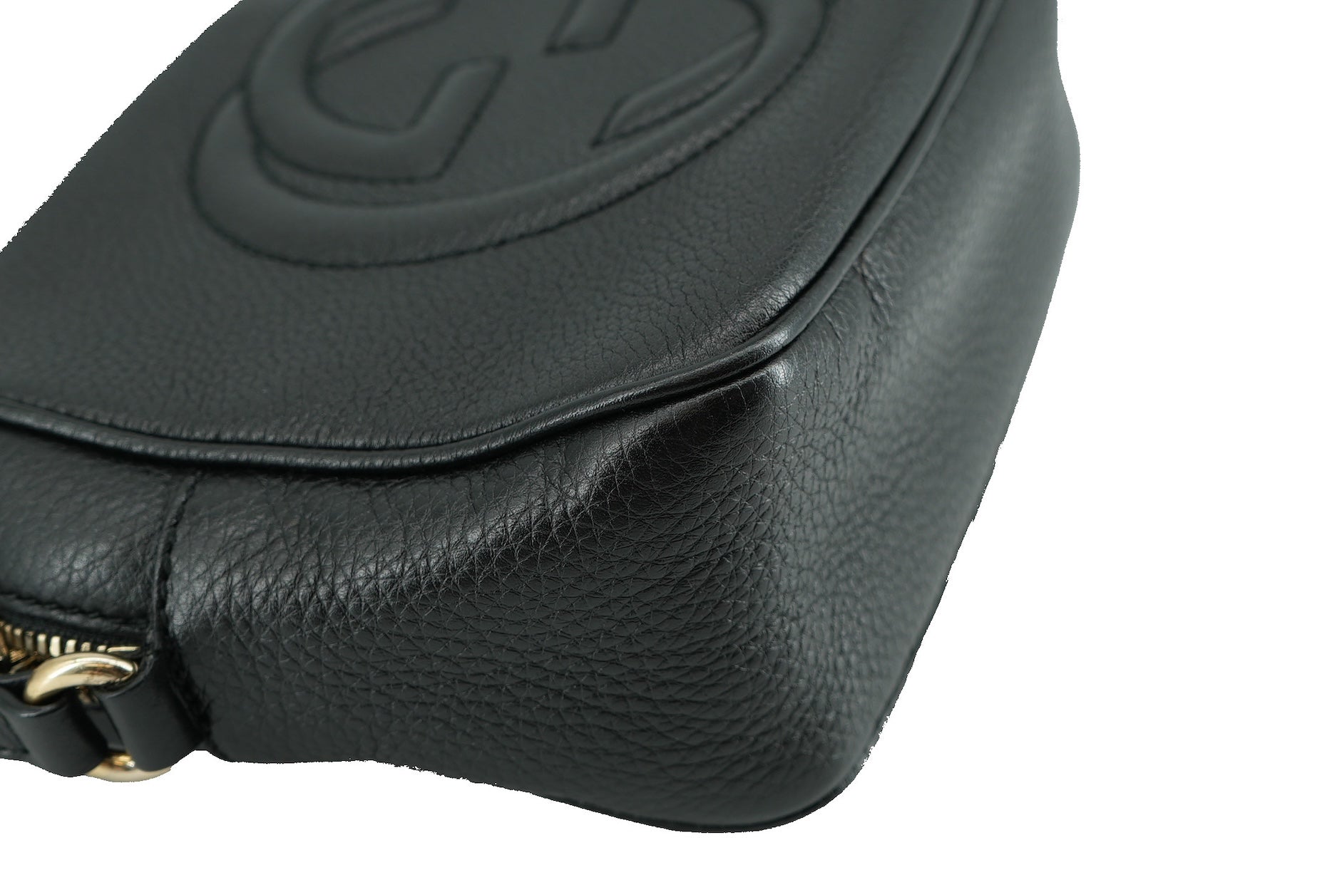 Gucci black leather Soho Disco crossbody 303364 493879
