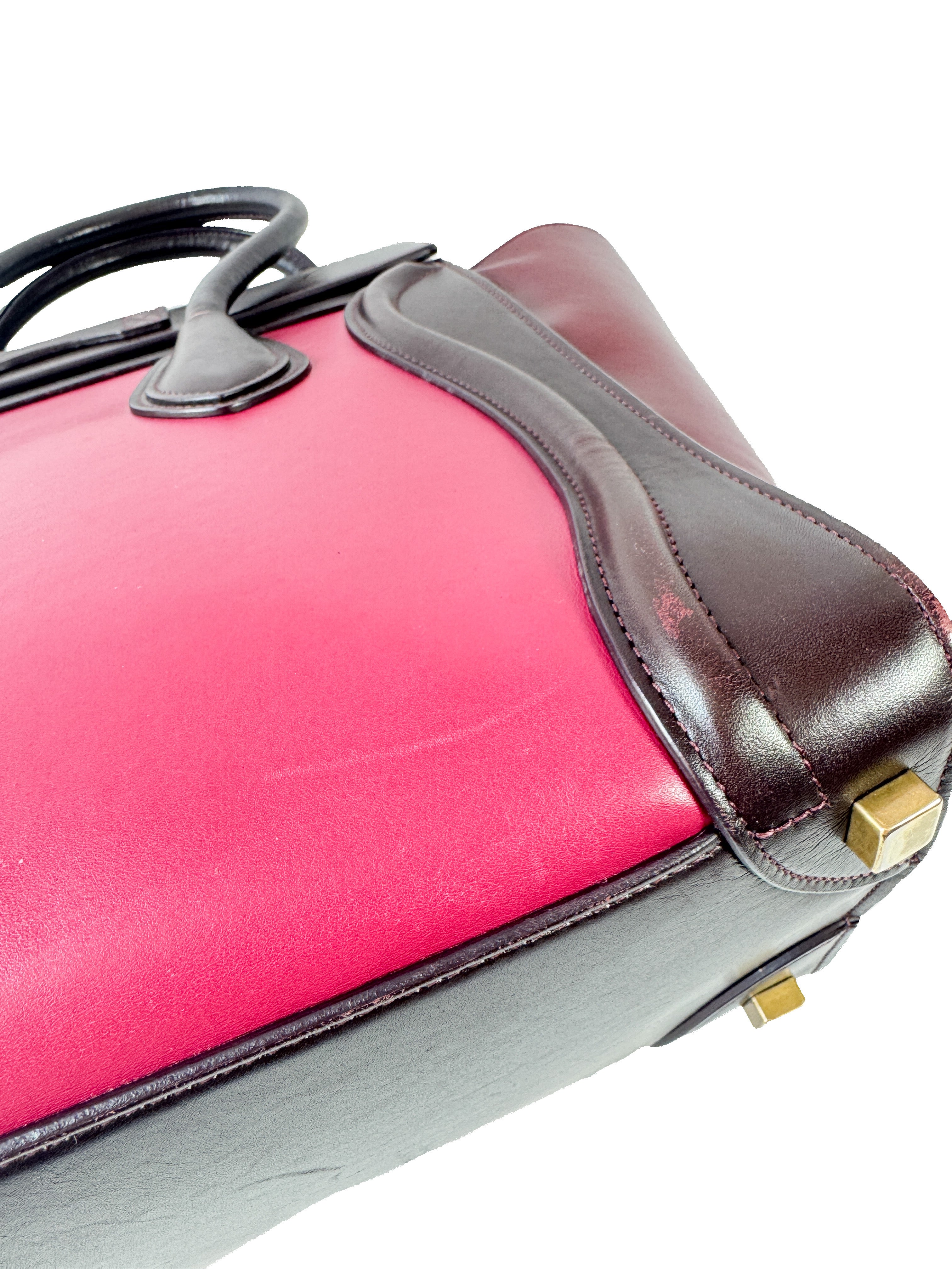 Celine micro tri color luggage tote FGA0144