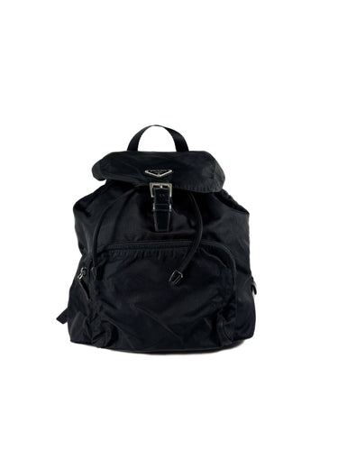 Prada black nylon backpack 58