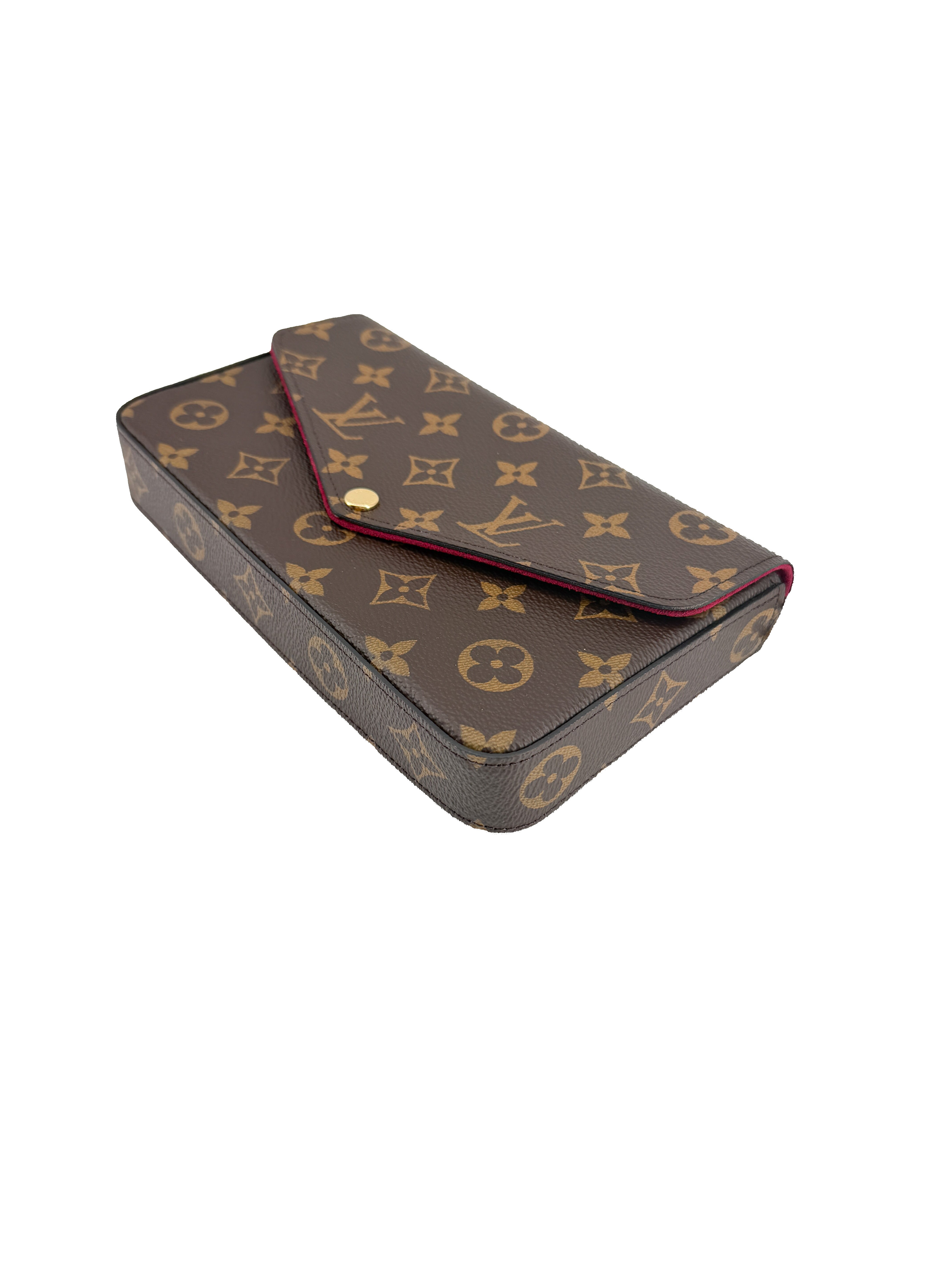 Louis Vuitton monogram Felicie Pochette w/inserts NFC