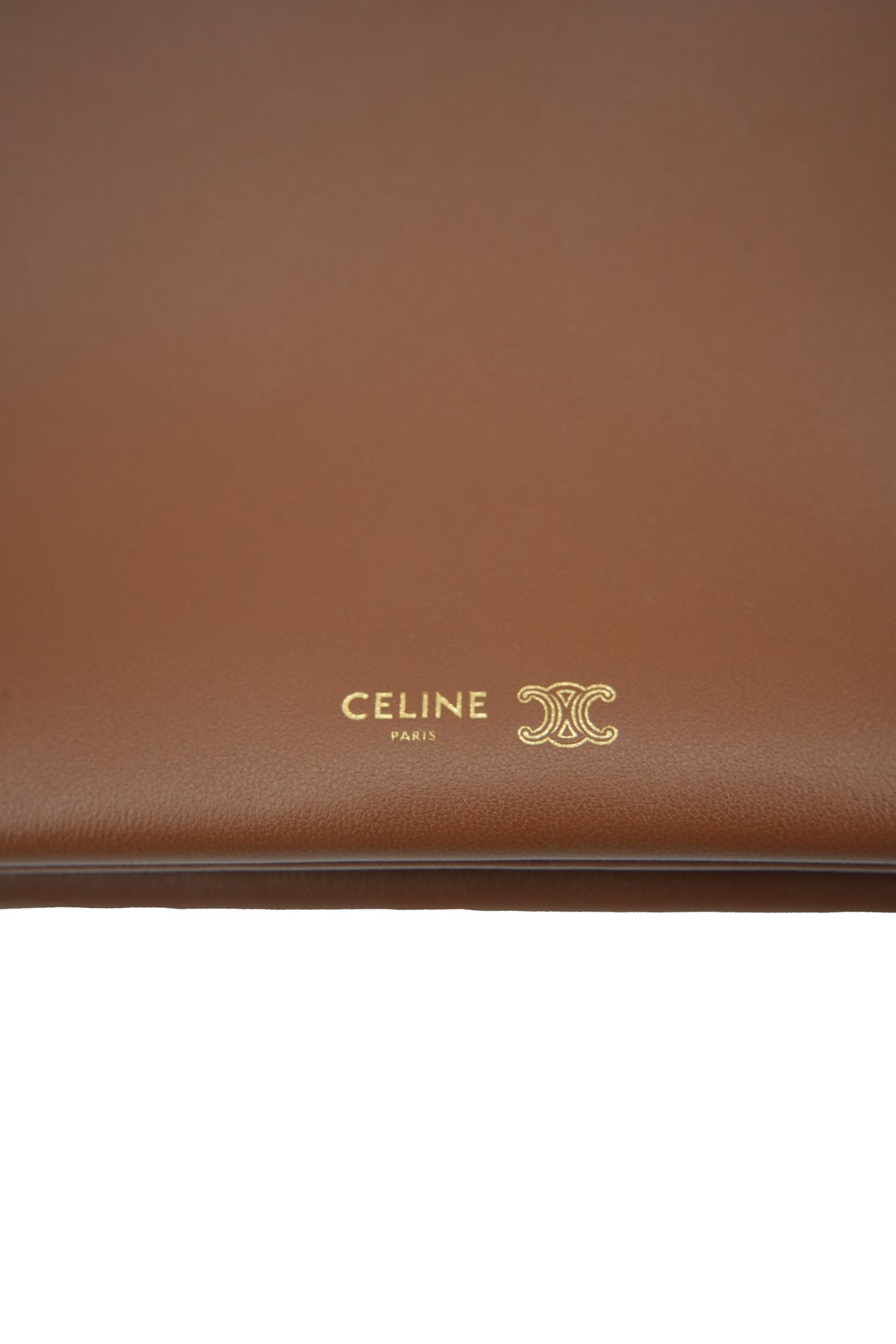 Celine brown Trio flap bag S-SD-4245