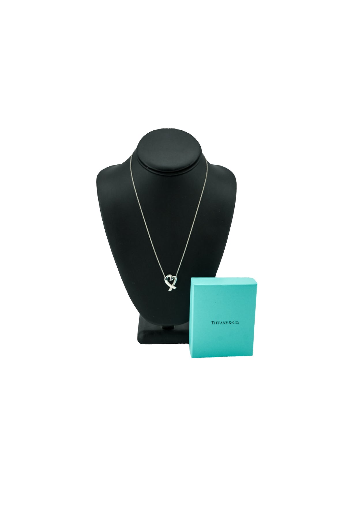 Tiffany & Co Paloma Picasso Loving Heart sterling silver necklace