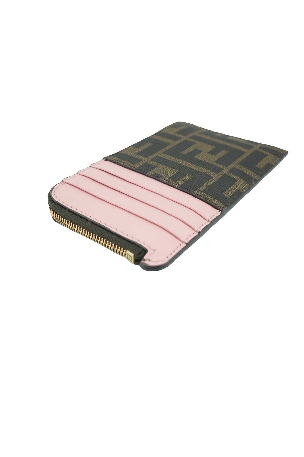 Fendi Monster card case brown, pink 0189