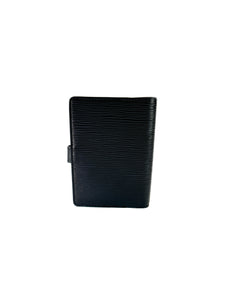 Louis Vuitton black epi agenda PM CA1021