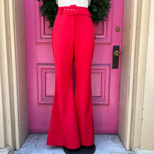 SugarLips red belted dress pants size M NWT