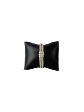 David Yurman sterling silver, 18k gold double cable watch