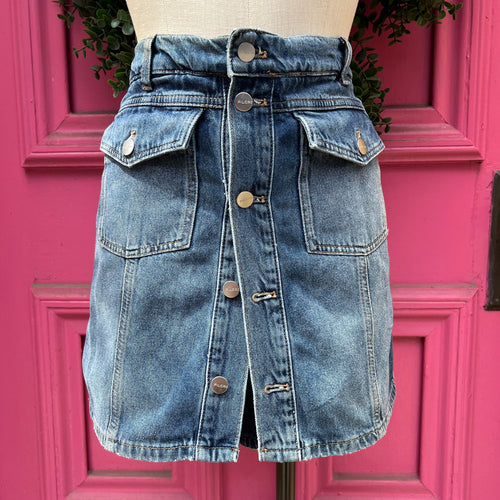 Pilcro and the Letterpress denim skort size 16