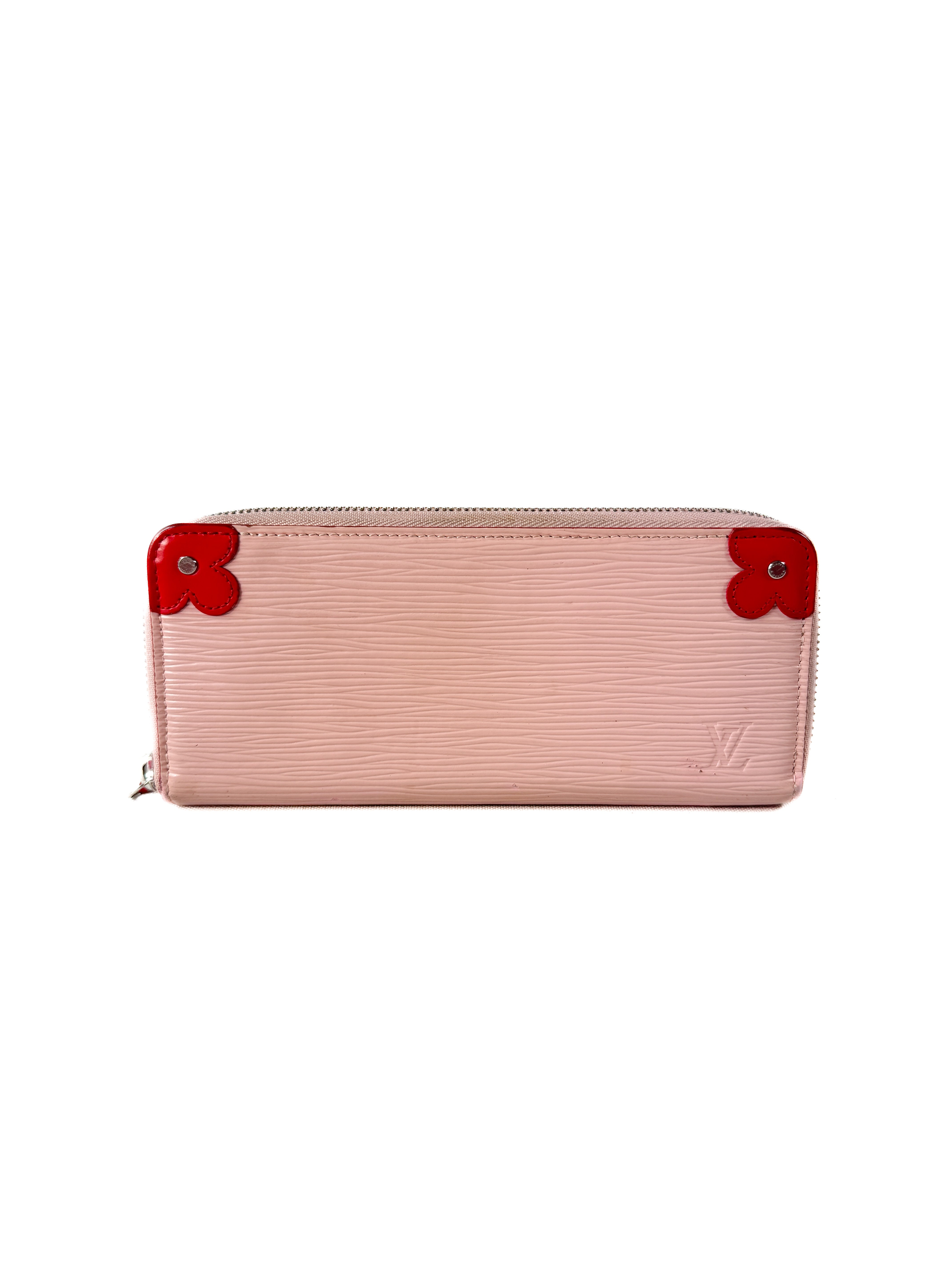 Louis Vuitton pink Epi blooming corners Clemence wallet  UB2108 *as is*