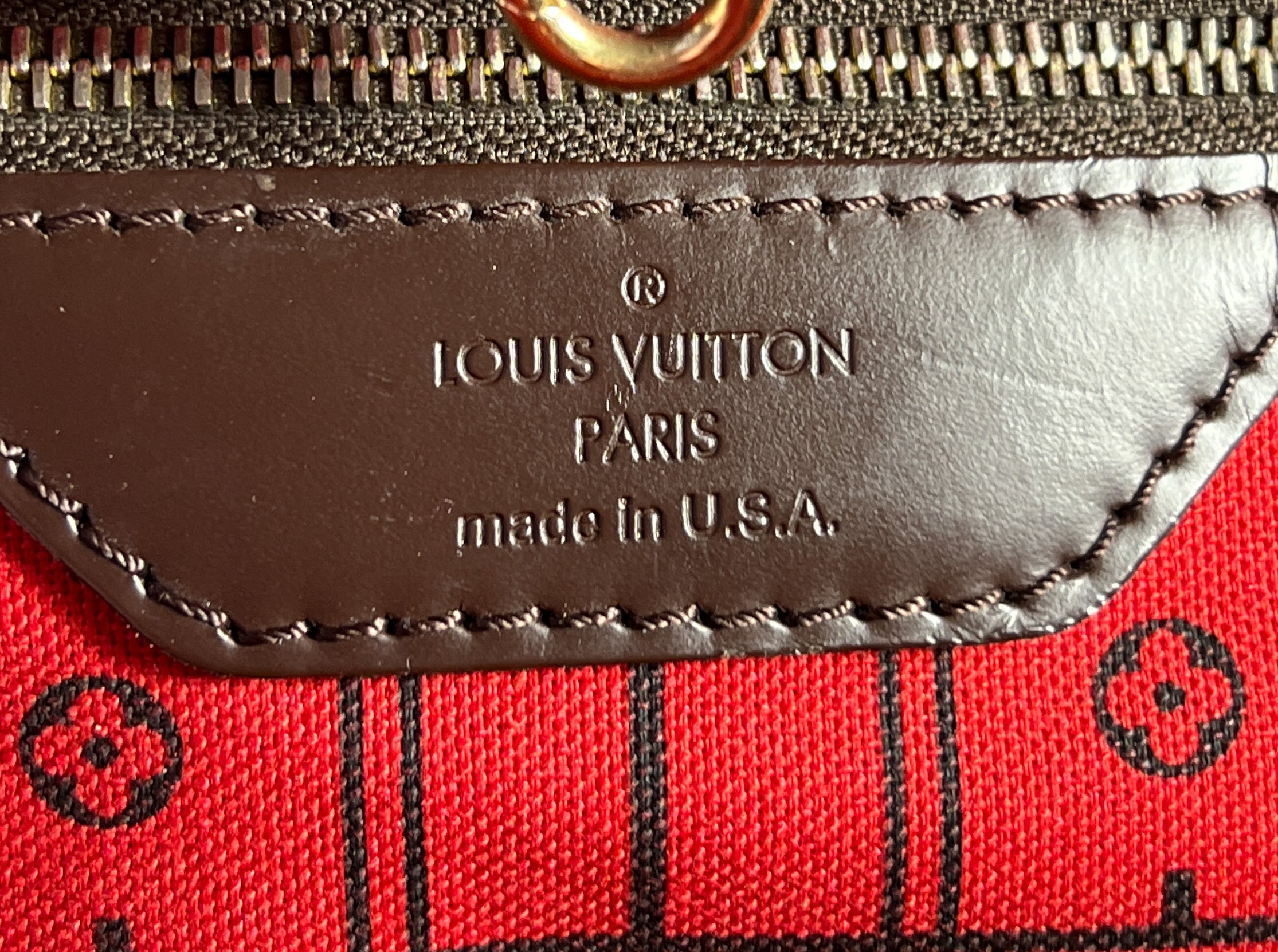 Louis Vuitton damier ebene neverfull GM 2009