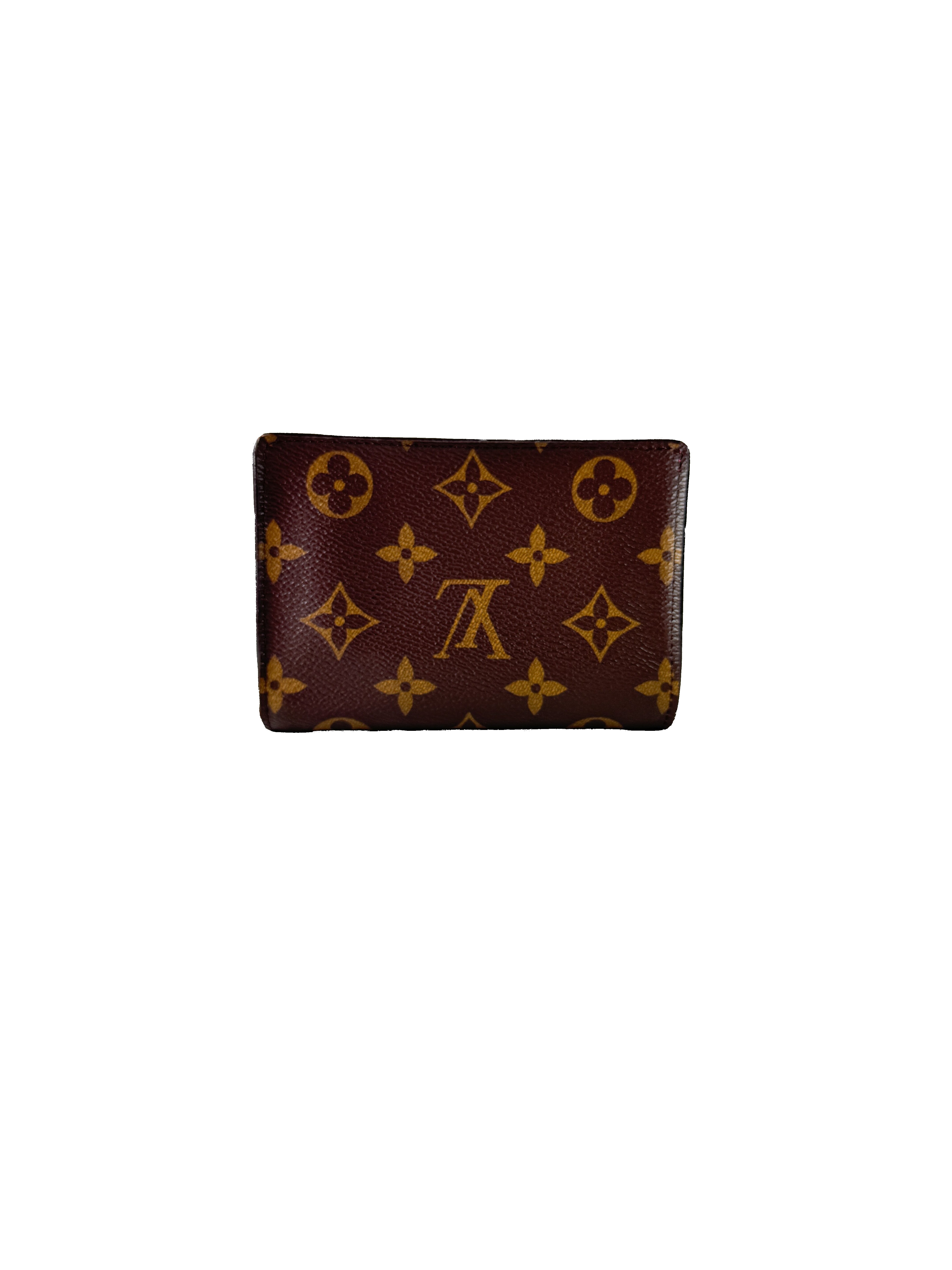 Louis Vuitton monogram pink Juliette wallet