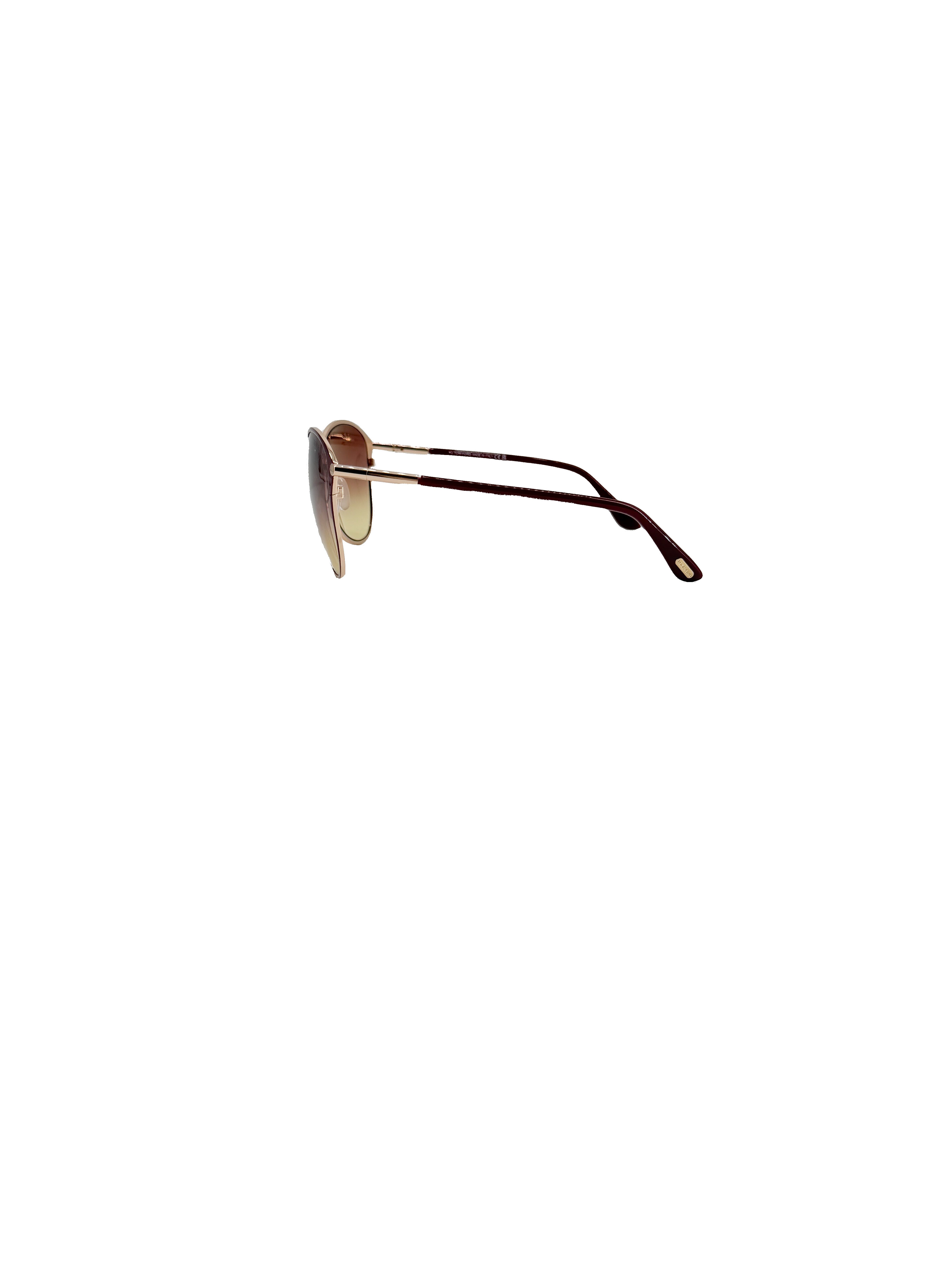 Tom Ford red Penelope TF 320 sunglasses *case*
