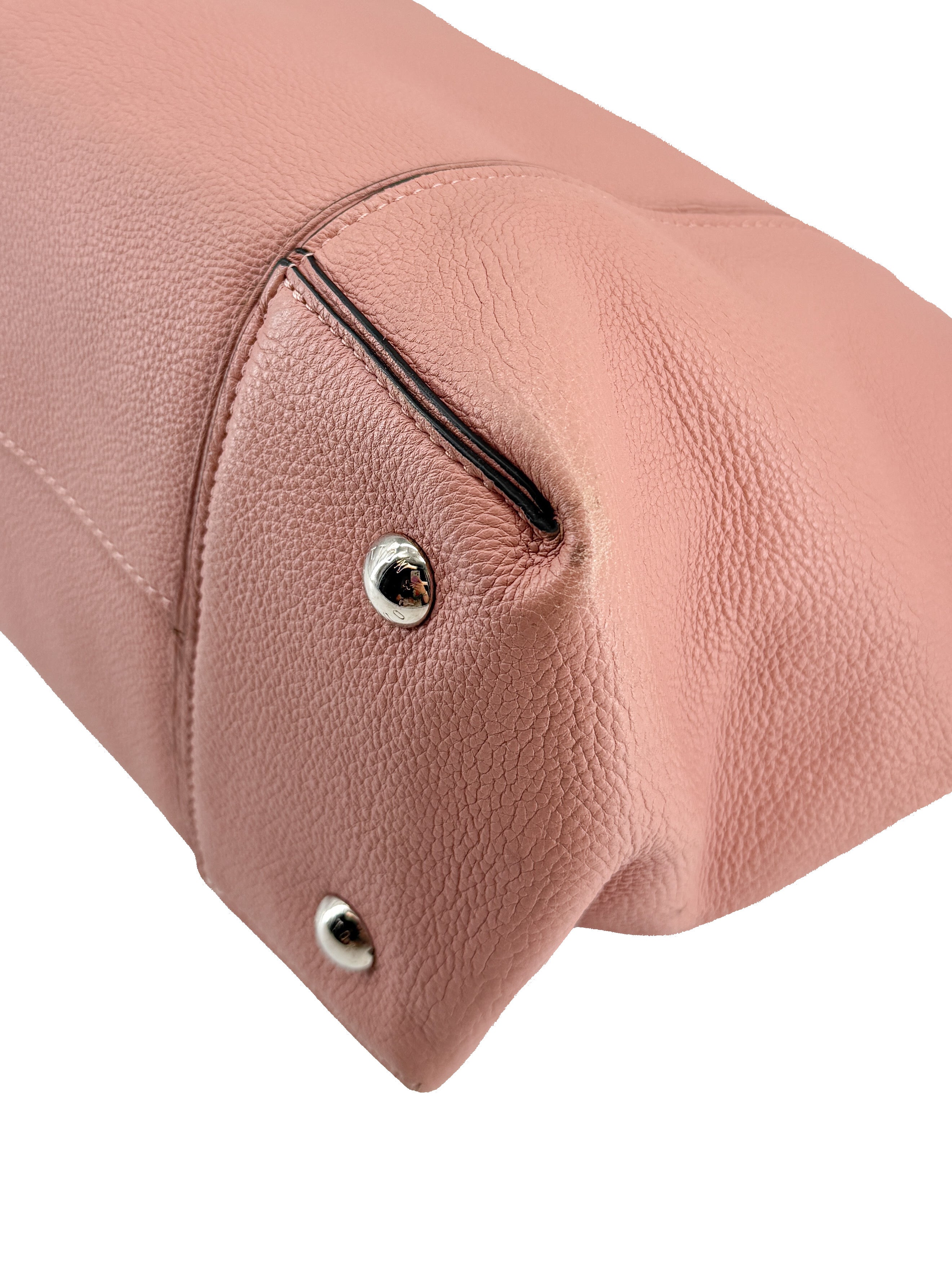 Louis Vuitton pink Cachemire leather Soft Lockit MM AR4184